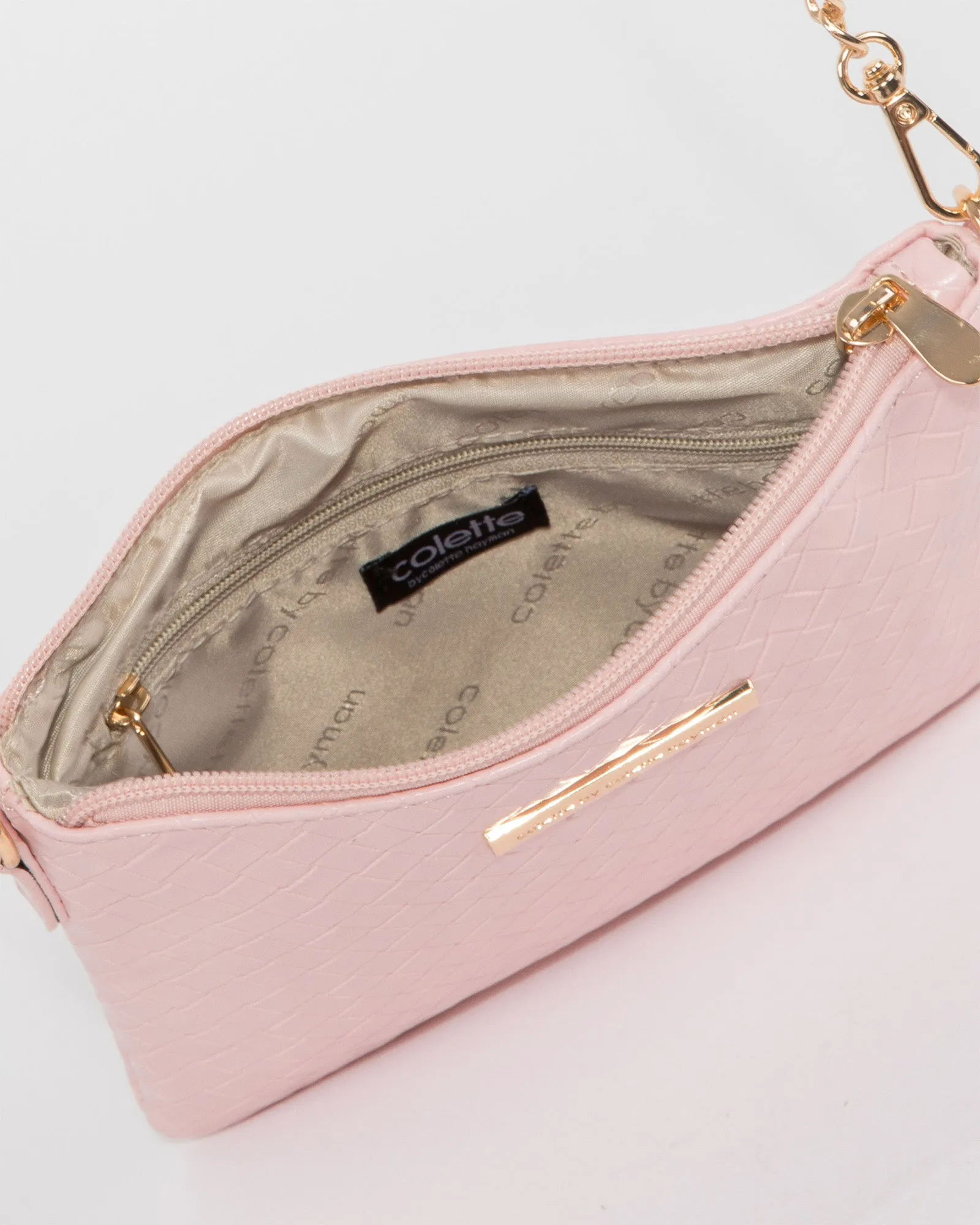 Pink Peta Wristlet Clutch Bag sold by Collete Hayman product image thumbnail 5