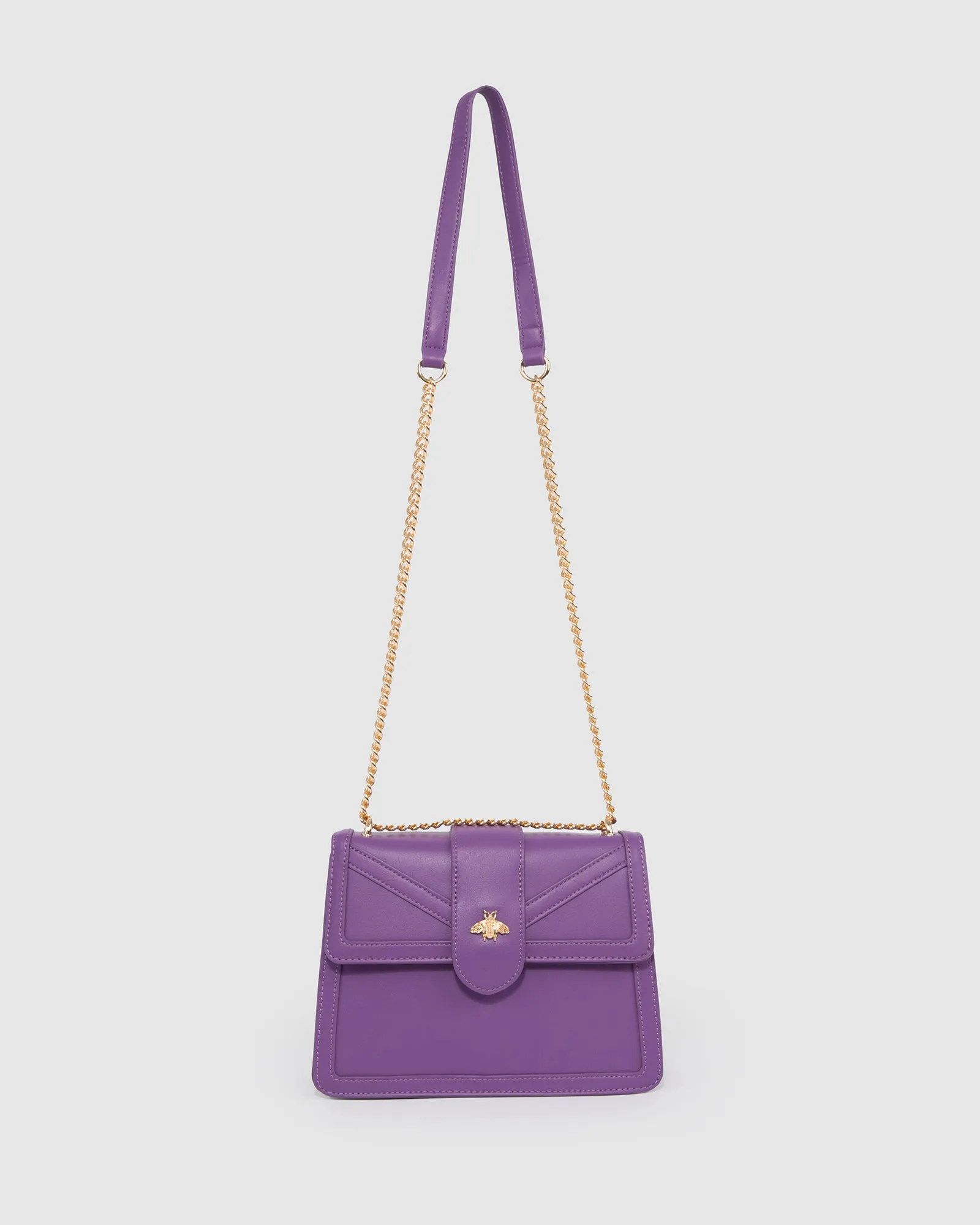 Purple Rachel Bee Crossbody Bag sold by Collete Hayman product image thumbnail 3