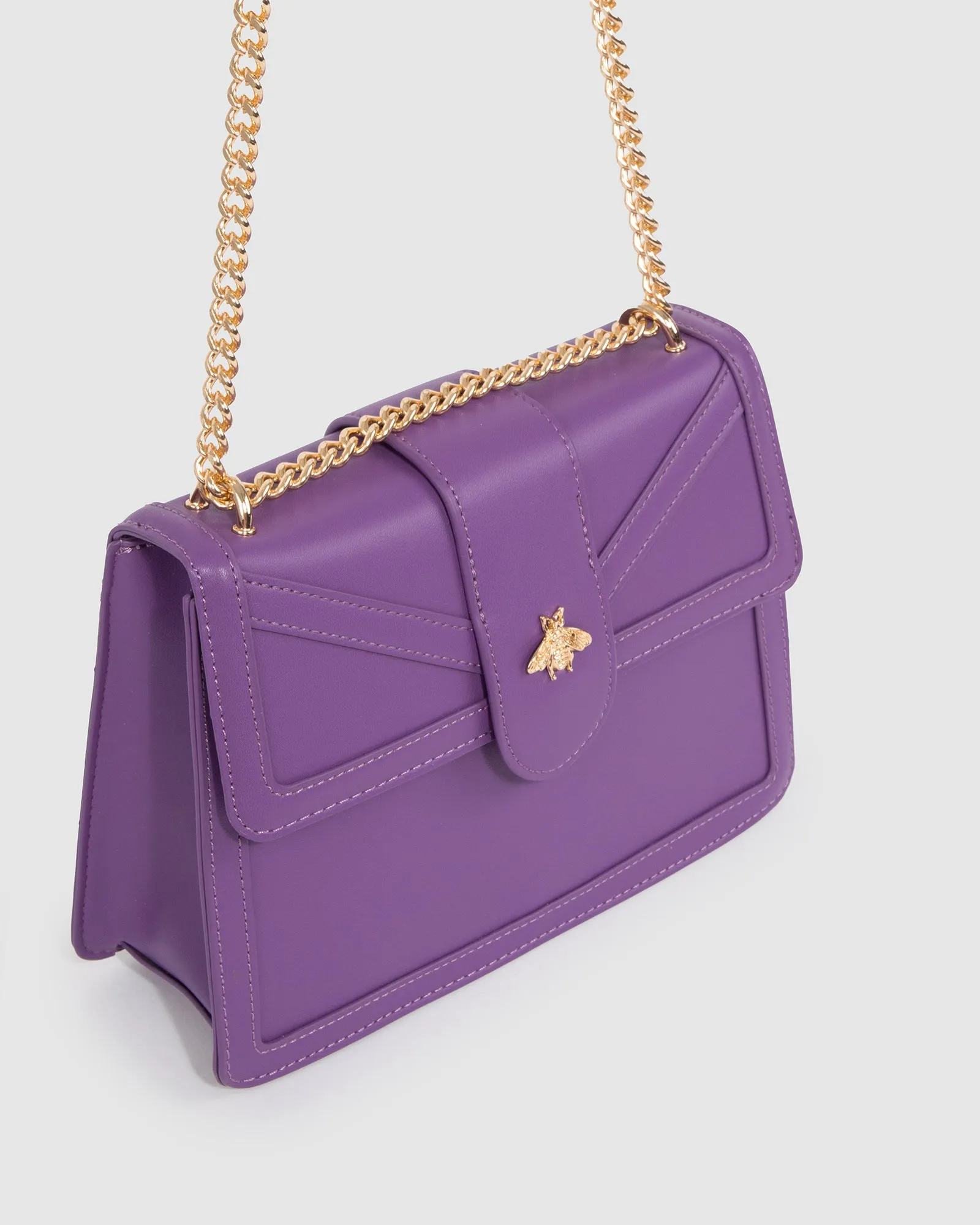 Purple Rachel Bee Crossbody Bag sold by Collete Hayman product image thumbnail 2
