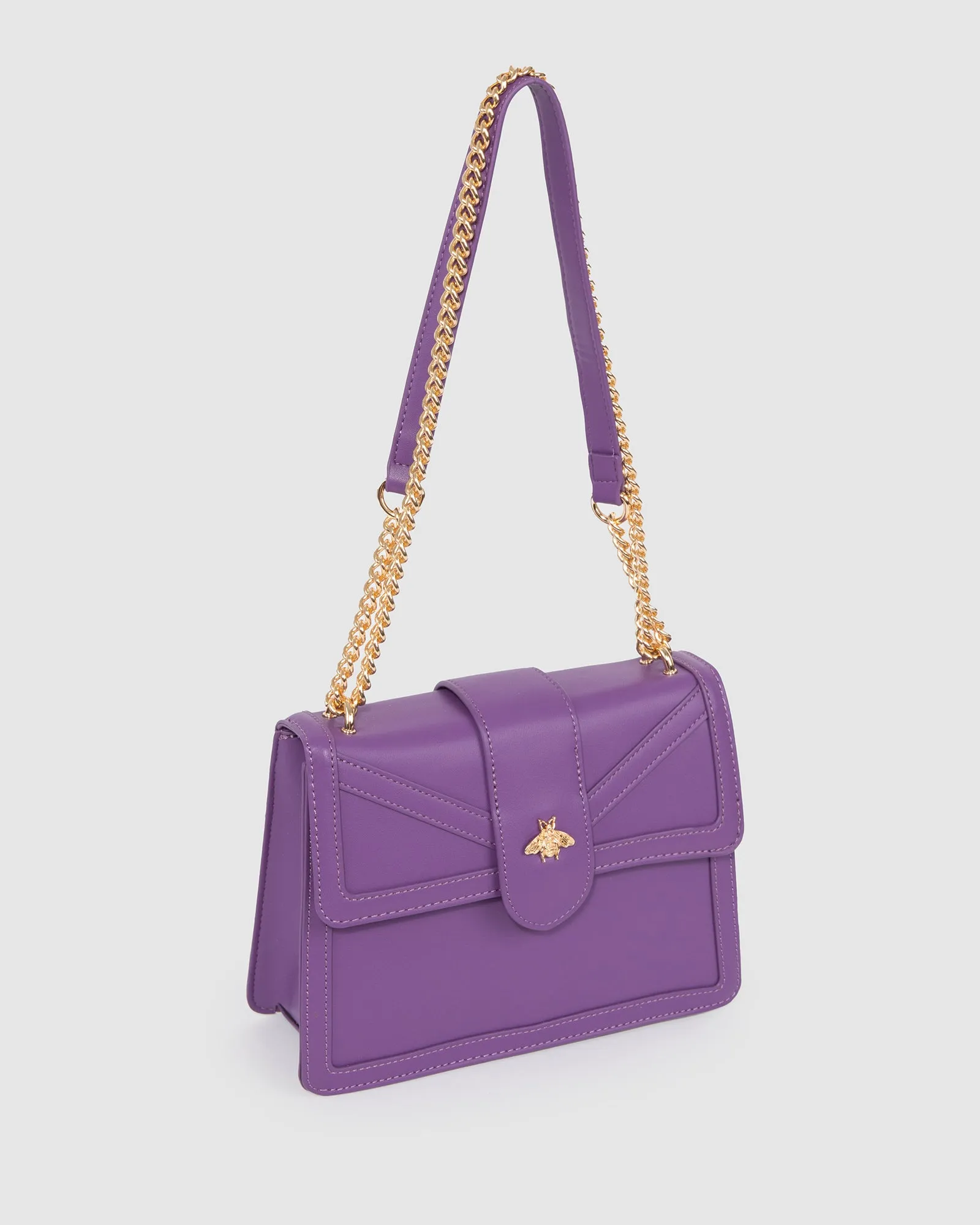 Purple Rachel Bee Crossbody Bag sold by Collete Hayman product image thumbnail 4