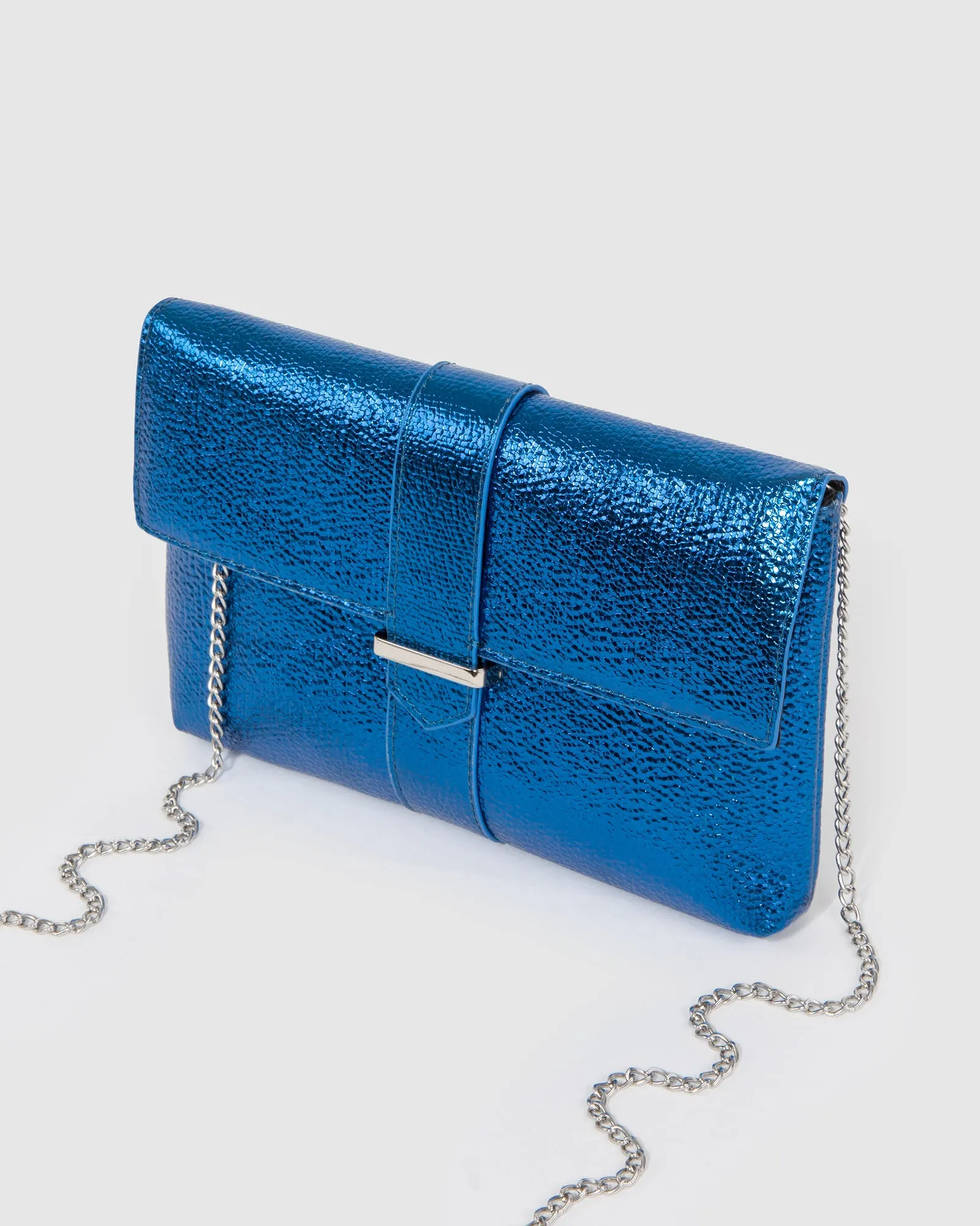 Blue Keira Clutch Bag sold by Collete Hayman product image thumbnail 4