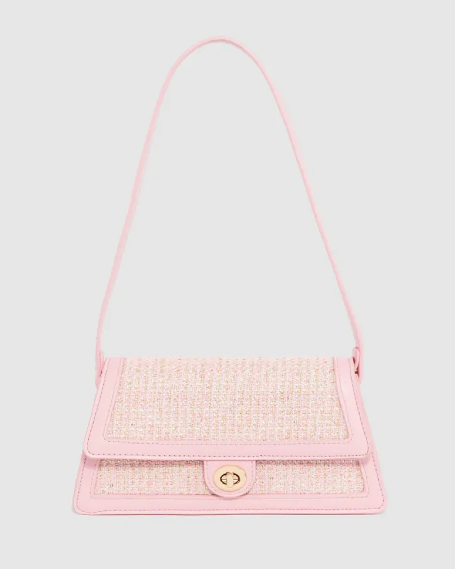Pink Jenny Buckle Shoulder Bag sold by Collete Hayman
