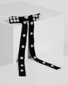 Pearl Bow Pearl Hair Clip sold by Collete Hayman