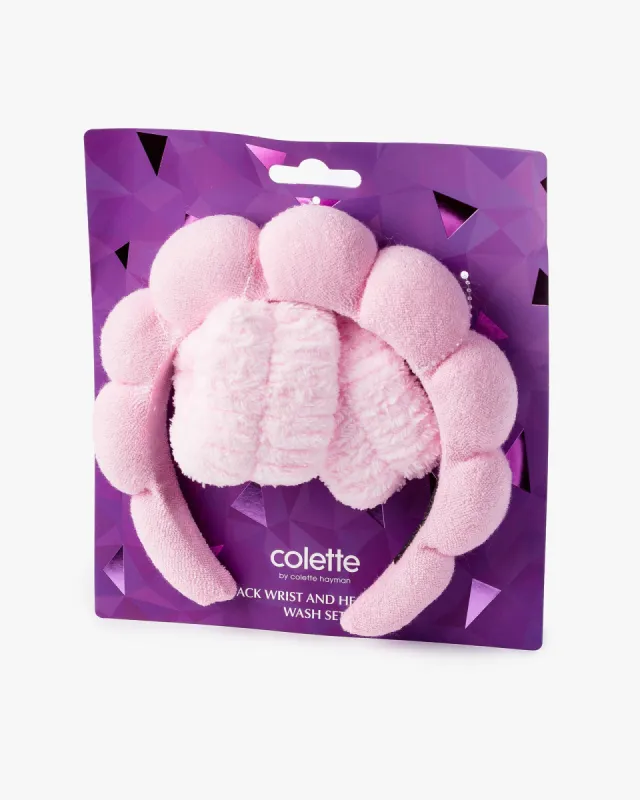 Black 3 Pack Wrist And Headband Wash Set sold by Collete Hayman