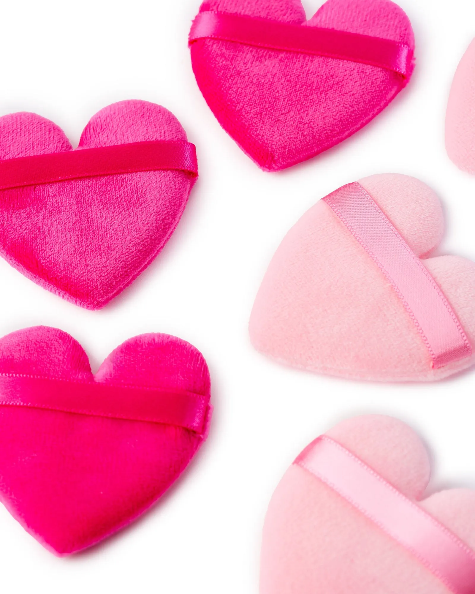Multi 6 Pack Love Heart Powder Puffs sold by Collete Hayman product image thumbnail 3