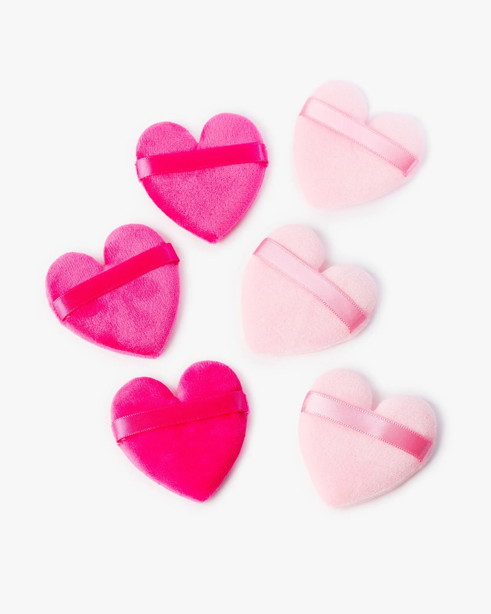 Multi 6 Pack Love Heart Powder Puffs sold by Collete Hayman product image thumbnail 2