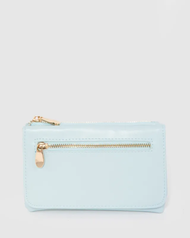 Light Blue Victoria Mini Purse sold by Collete Hayman