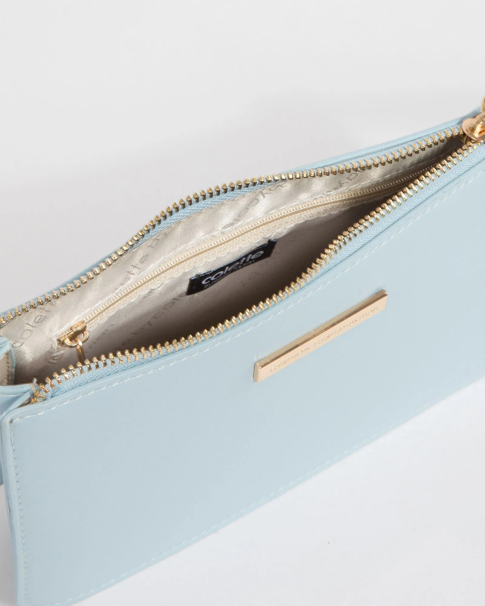 Light Blue Willow Wristlet Clutch Bag sold by Collete Hayman product image thumbnail 4