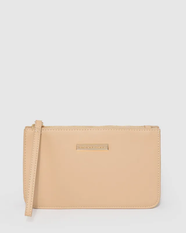 Natural Willow Wristlet Clutch Bag sold by Collete Hayman