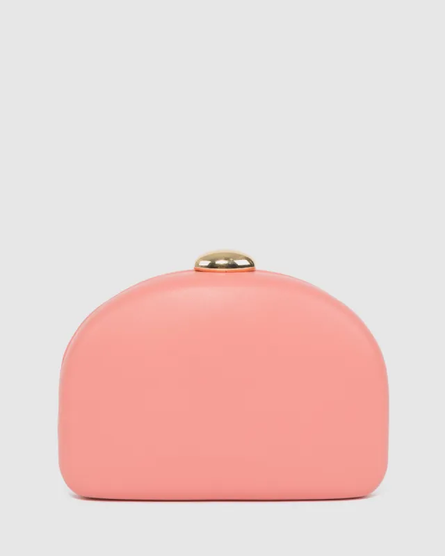 Coral Mia Clutch Bag sold by Collete Hayman