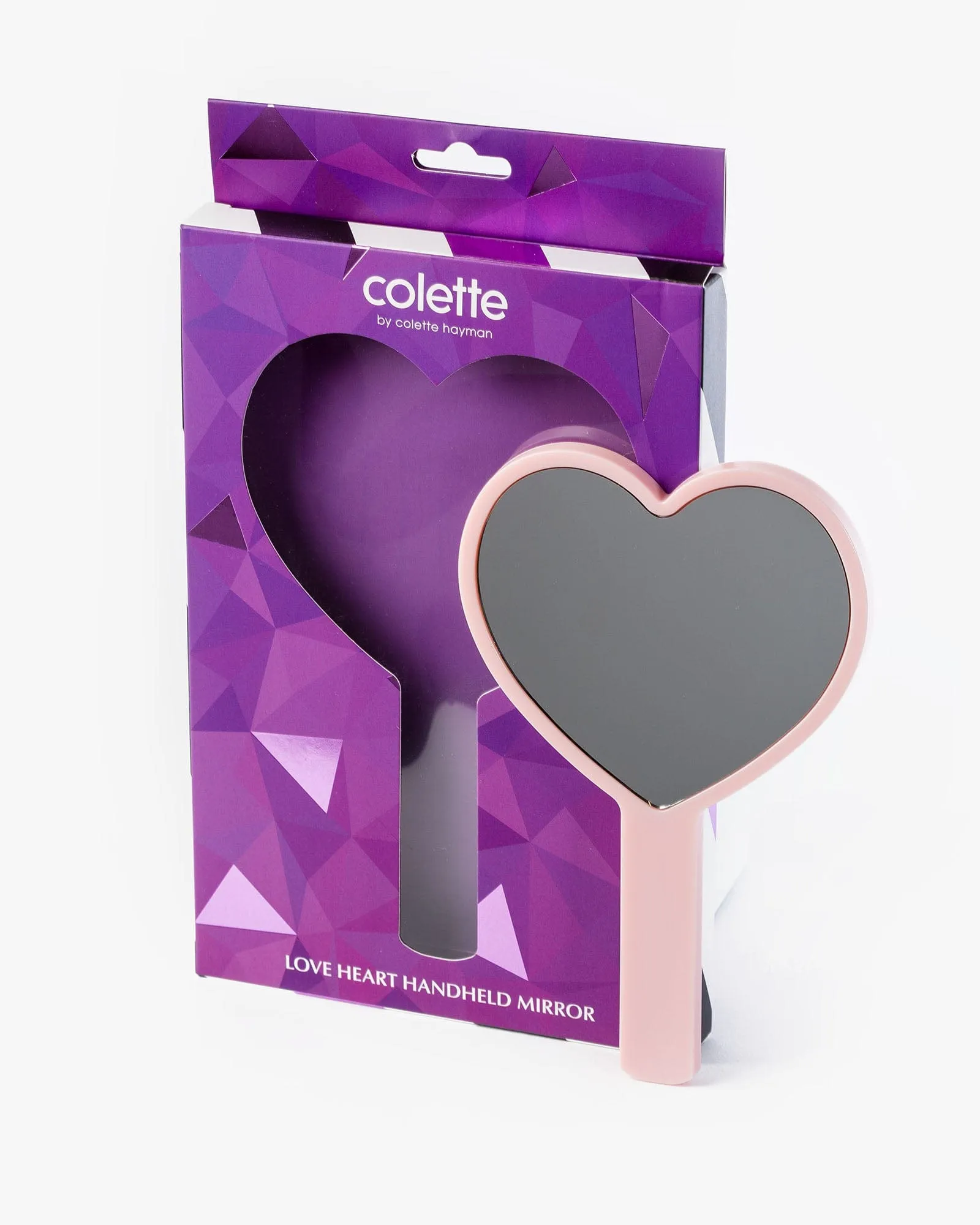 Pink Love Heart Handheld Mirror sold by Collete Hayman product image thumbnail 4