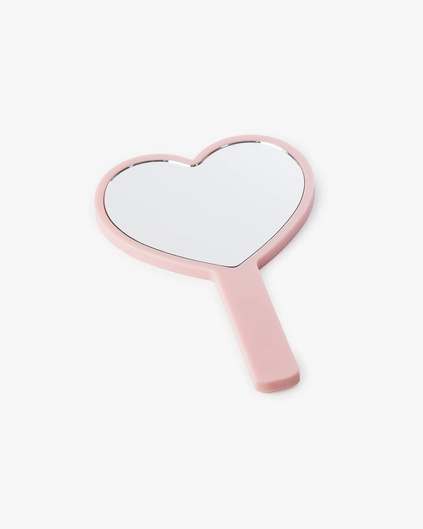 Pink Love Heart Handheld Mirror sold by Collete Hayman