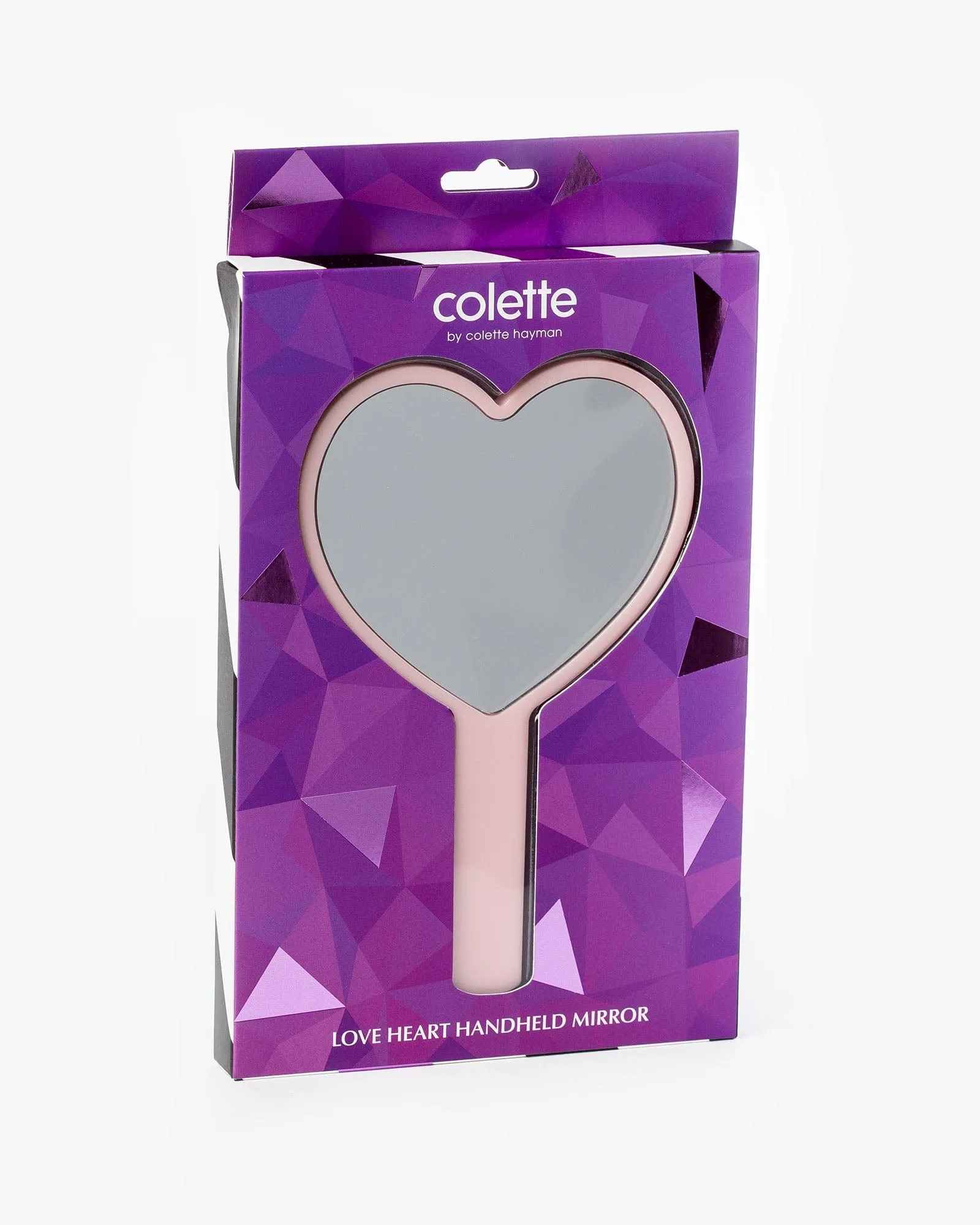 Pink Love Heart Handheld Mirror sold by Collete Hayman product image thumbnail 3