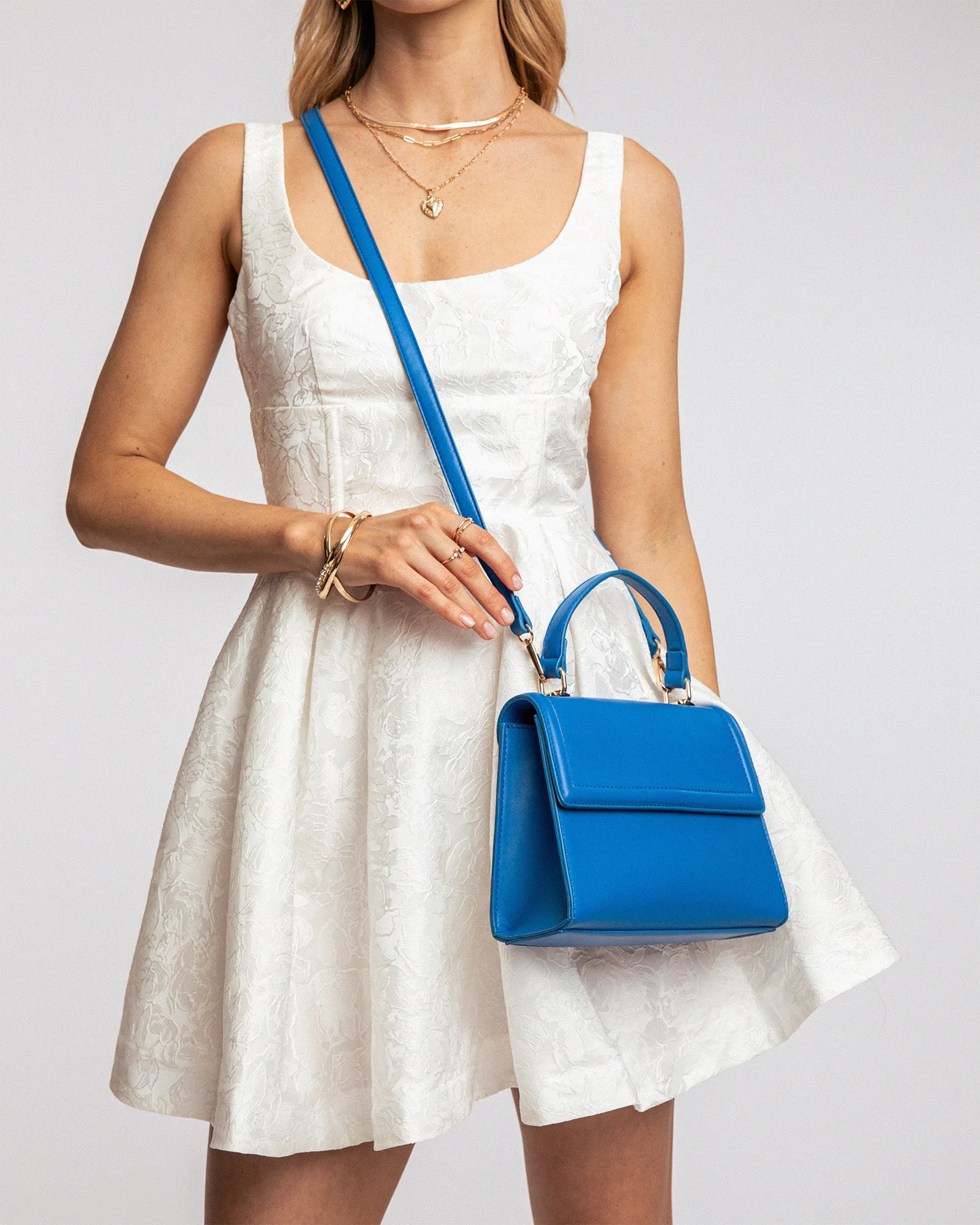 Blue Rachie Top Handle Bag sold by Collete Hayman product image thumbnail 5