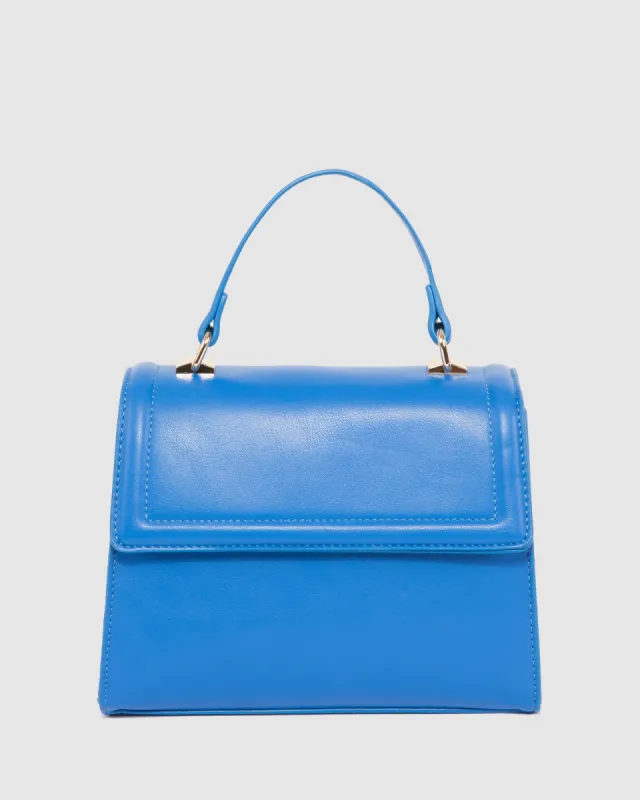Blue Rachie Top Handle Bag sold by Collete Hayman