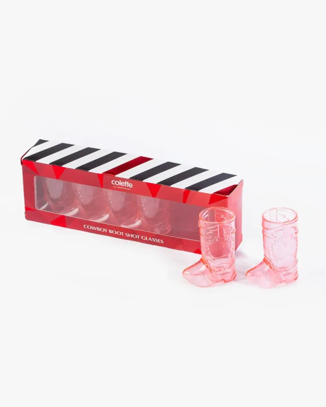 Pink Cowboy Boot Shot Glasses sold by Collete Hayman