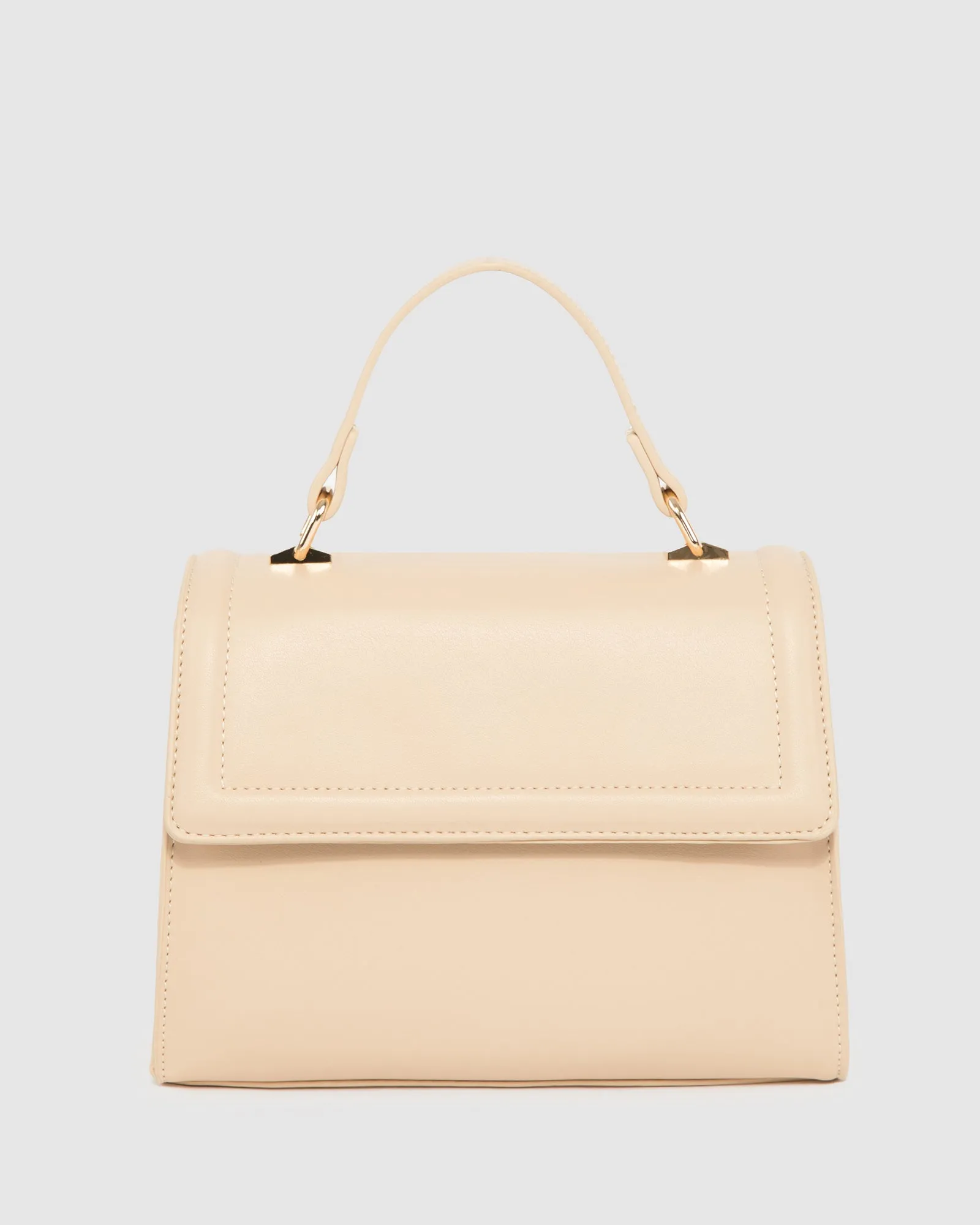 Natural Rachie Top Handle Bag sold by Collete Hayman