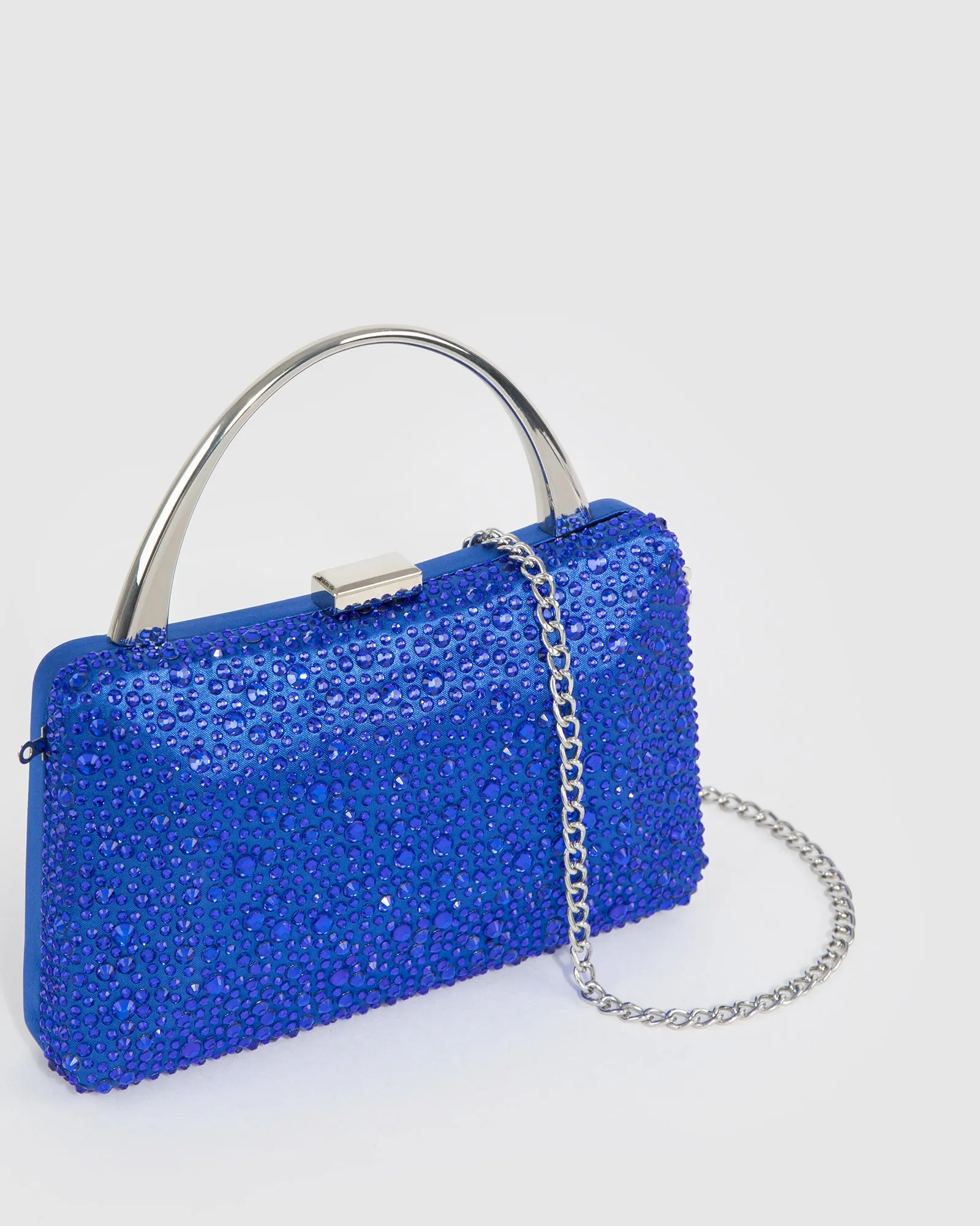 Blue Jem Crystal Clutch Bag sold by Collete Hayman product image thumbnail 2