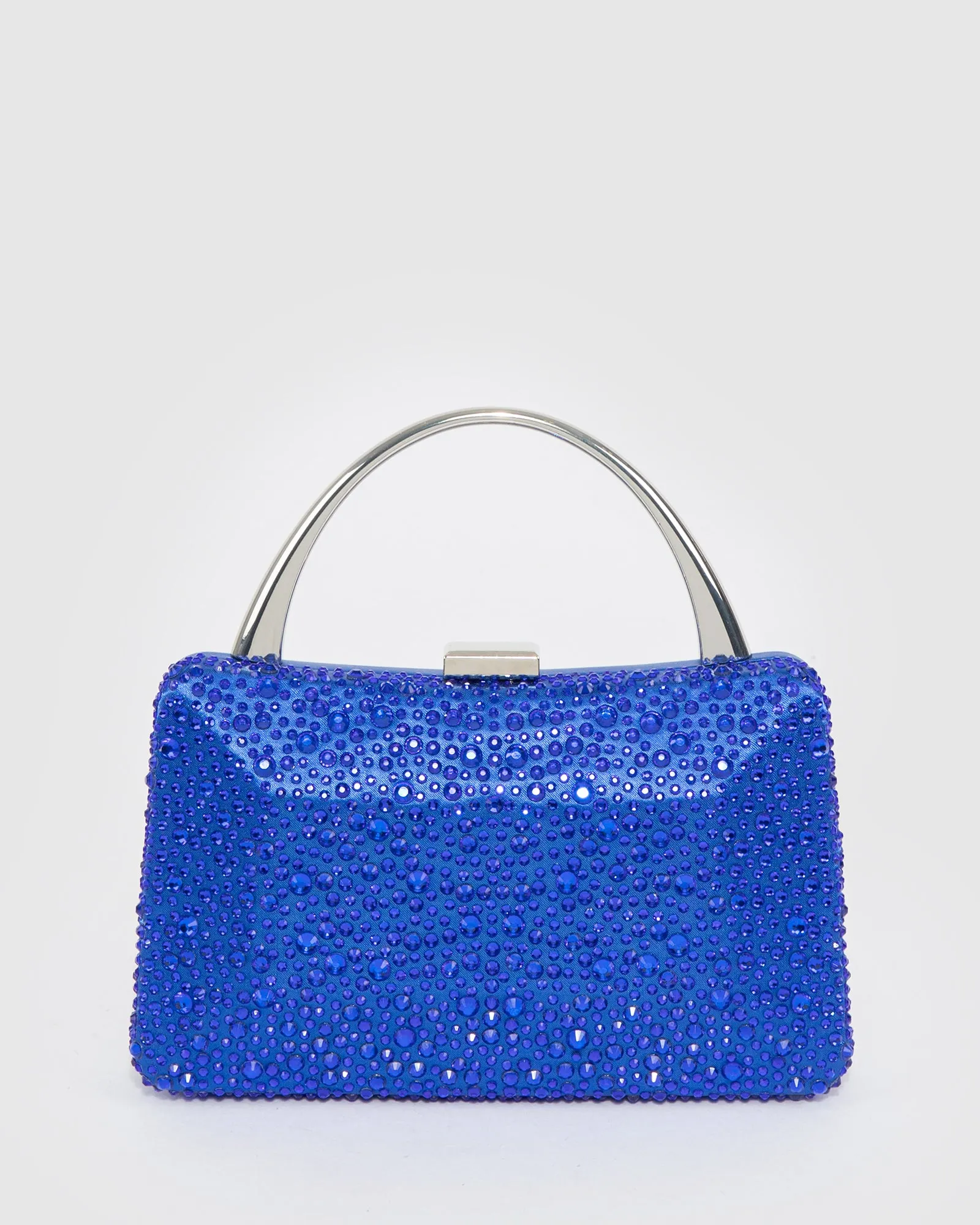 Blue Jem Crystal Clutch Bag sold by Collete Hayman