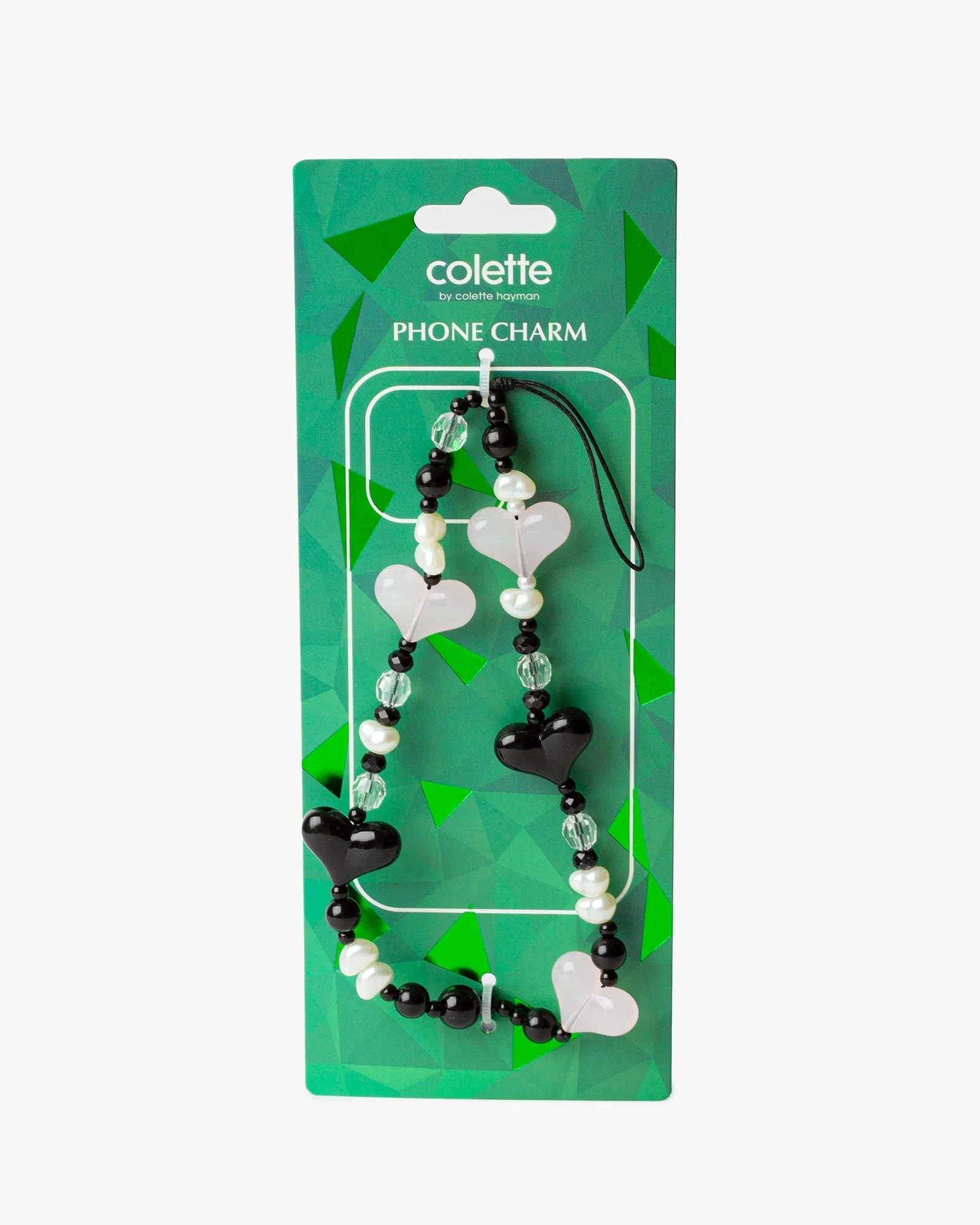 Multi Colour Love Heart Beaded Phone Charm sold by Collete Hayman product image thumbnail 2
