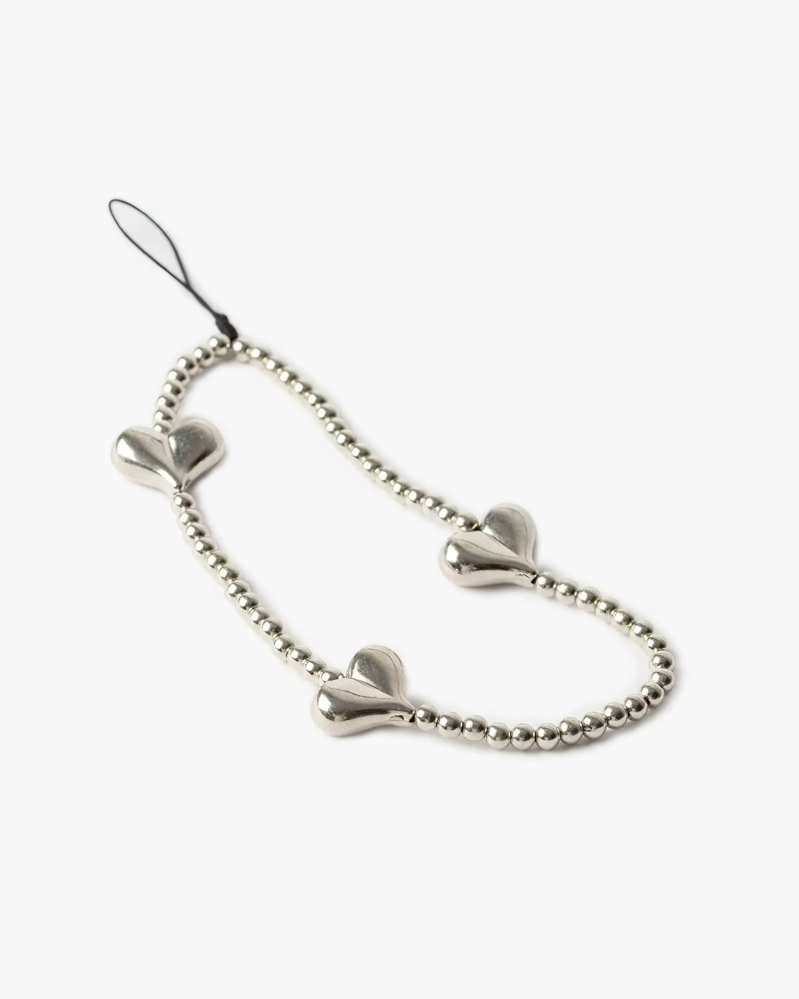 Silver Love Heart Phone Charm sold by Collete Hayman product image thumbnail 3