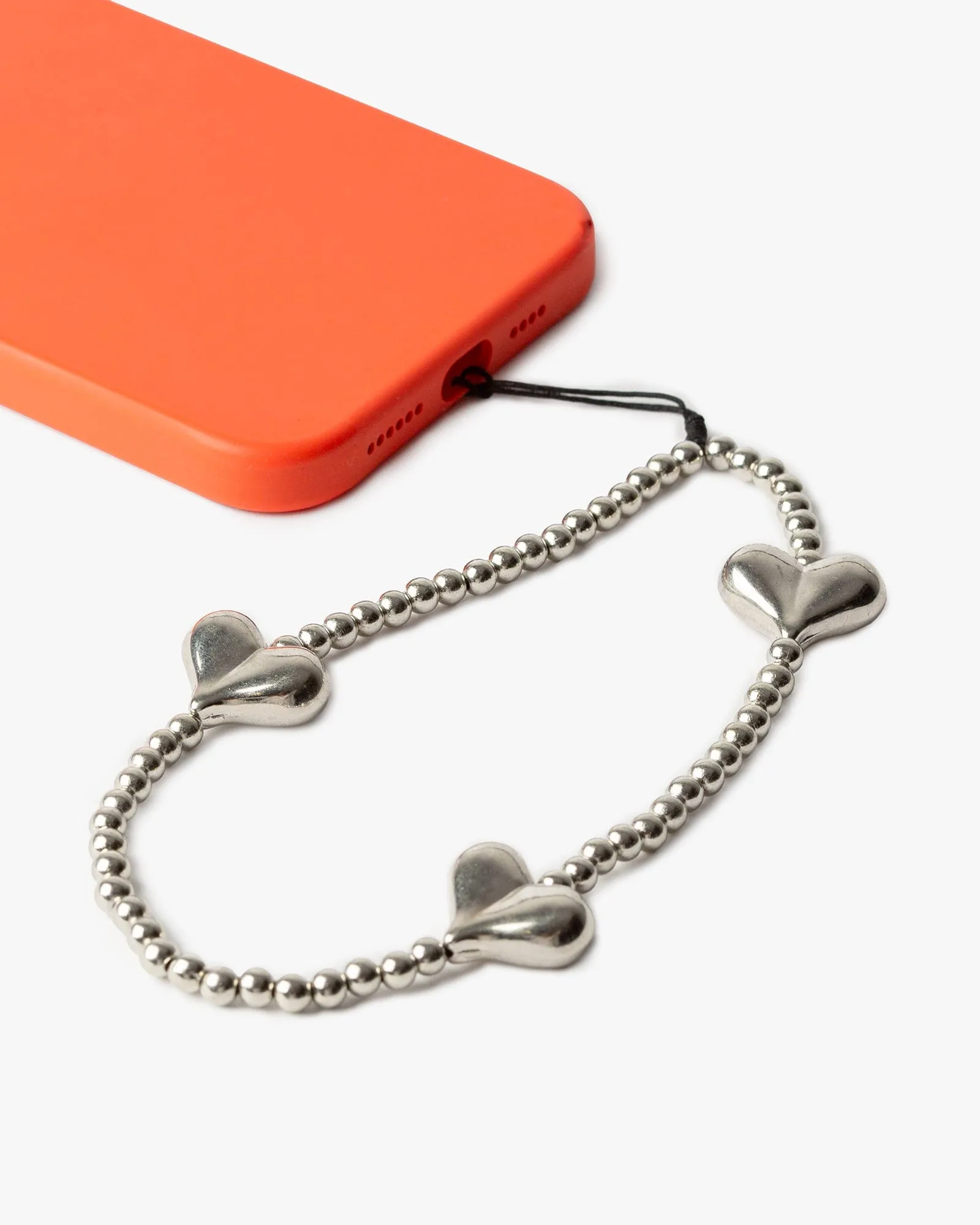 Silver Love Heart Phone Charm sold by Collete Hayman