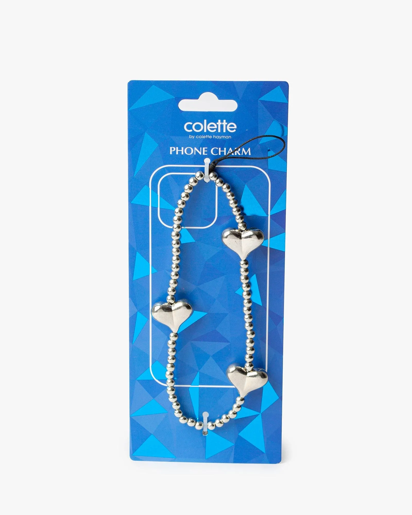 Silver Love Heart Phone Charm sold by Collete Hayman product image thumbnail 2