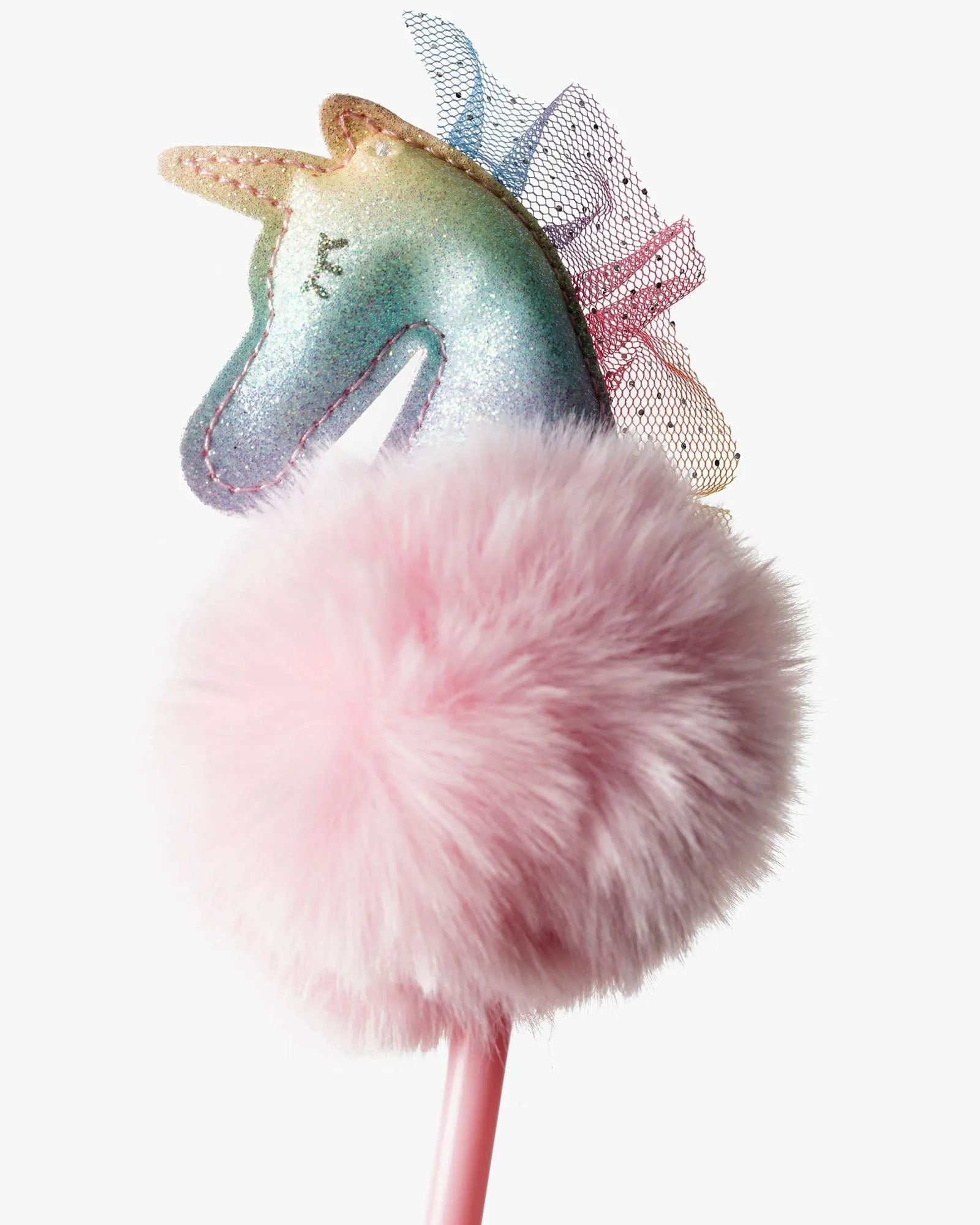 Multi Colour Fluffy Unicorn Pen sold by Collete Hayman product image thumbnail 2
