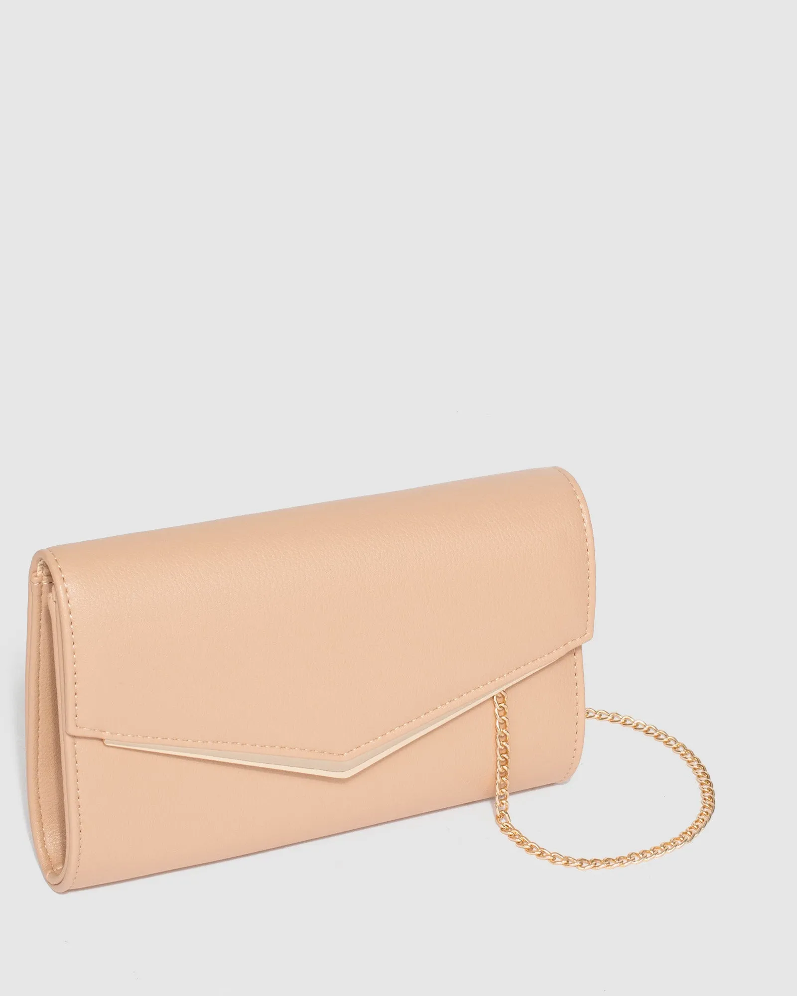 Nude Kelsey Clutch Bag sold by Collete Hayman product image thumbnail 2
