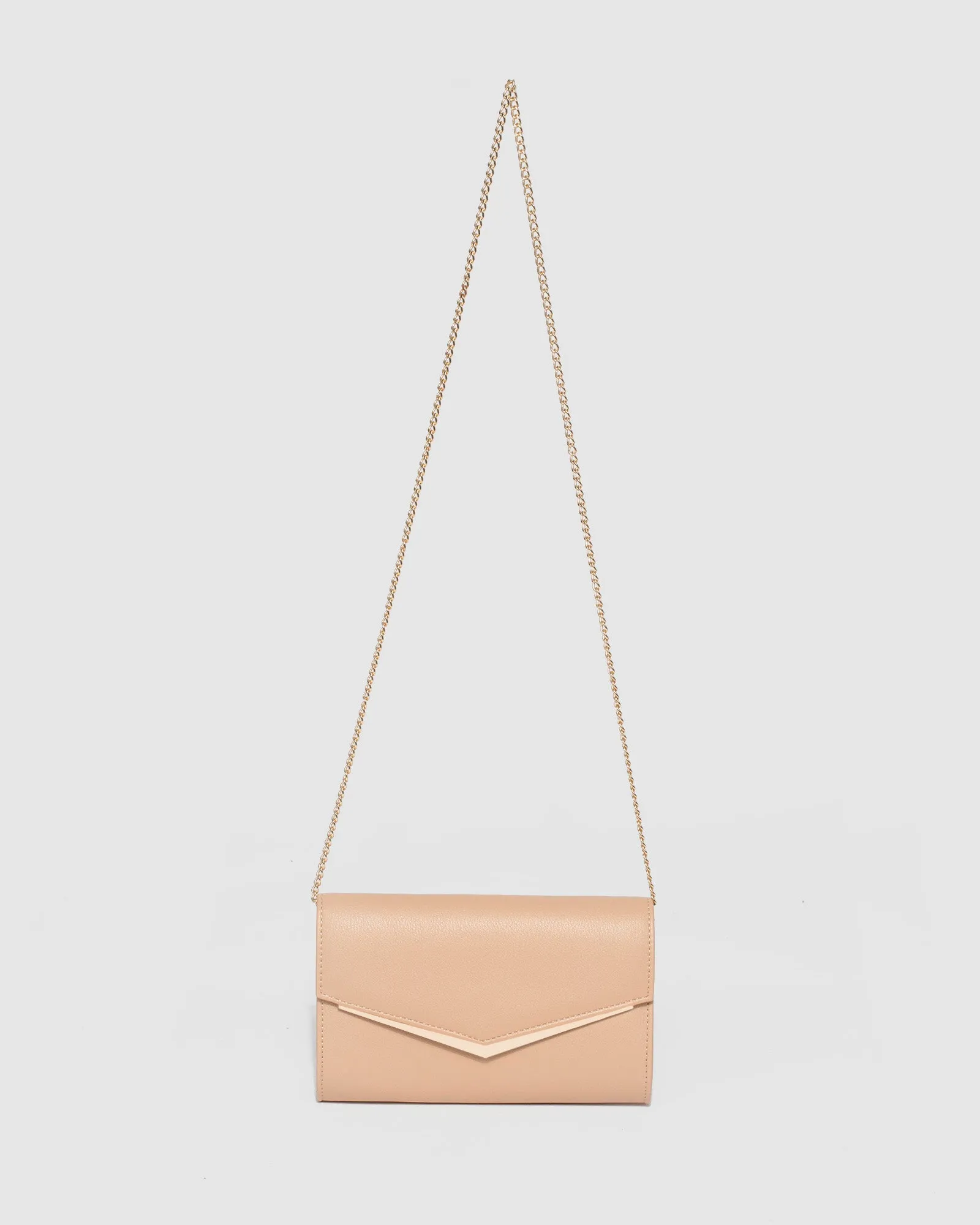 Nude Kelsey Clutch Bag sold by Collete Hayman product image thumbnail 3