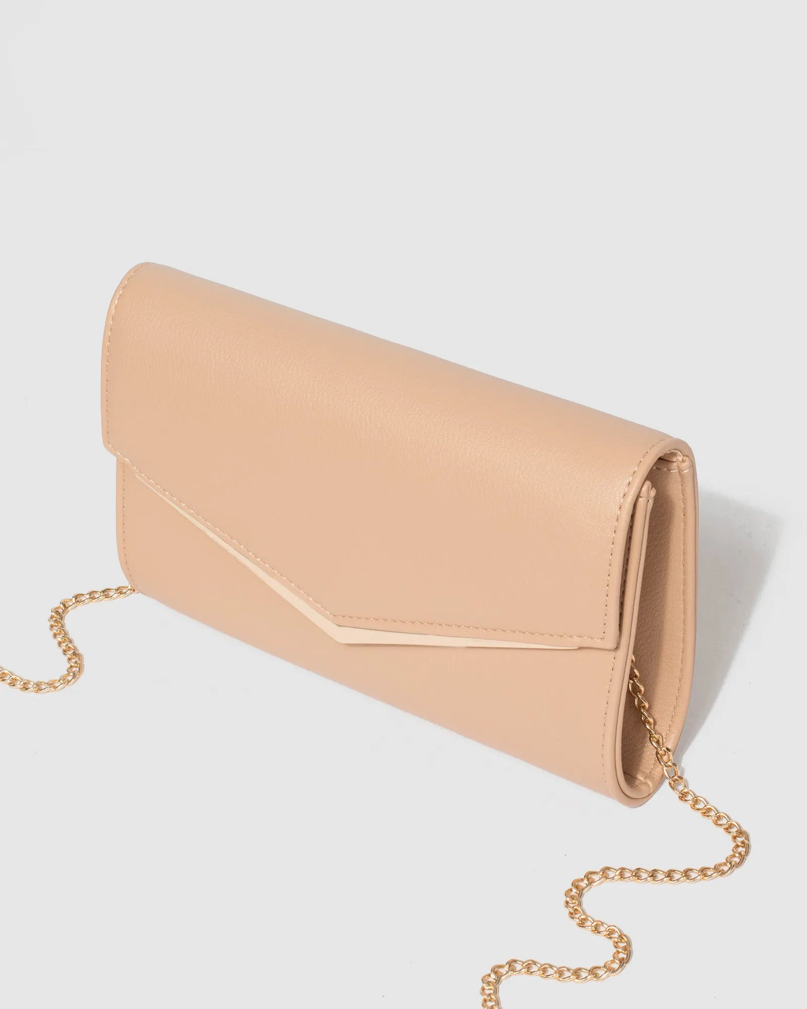 Nude Kelsey Clutch Bag sold by Collete Hayman product image thumbnail 5