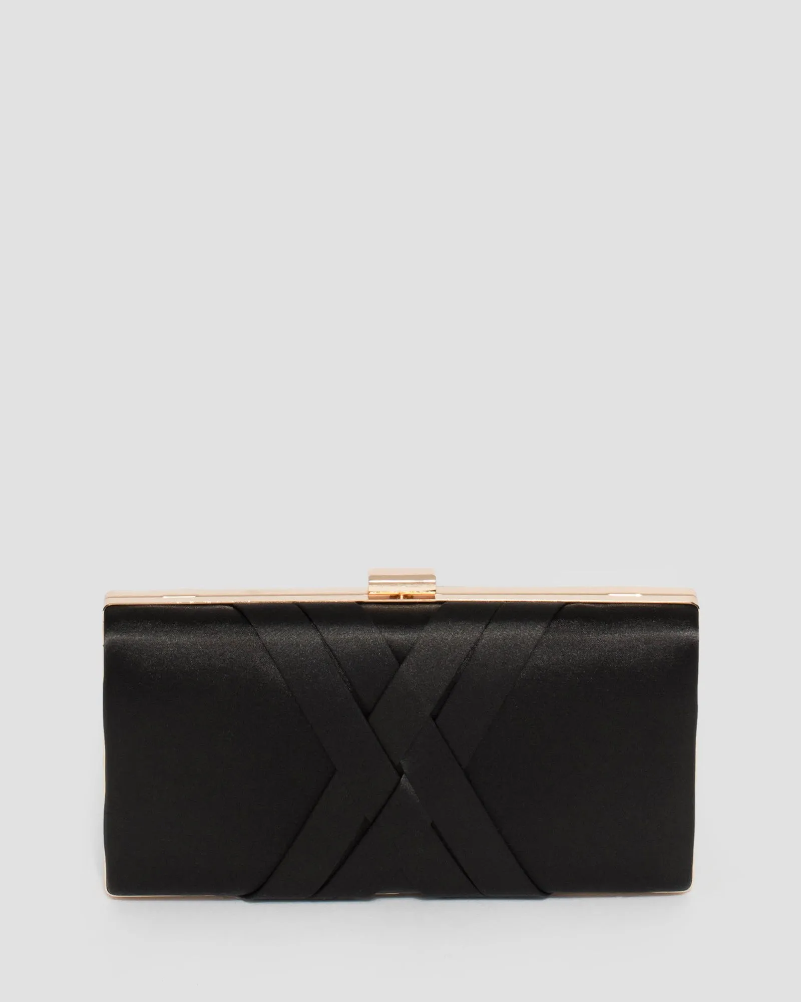 Black Melanie Clutch Bag sold by Collete Hayman