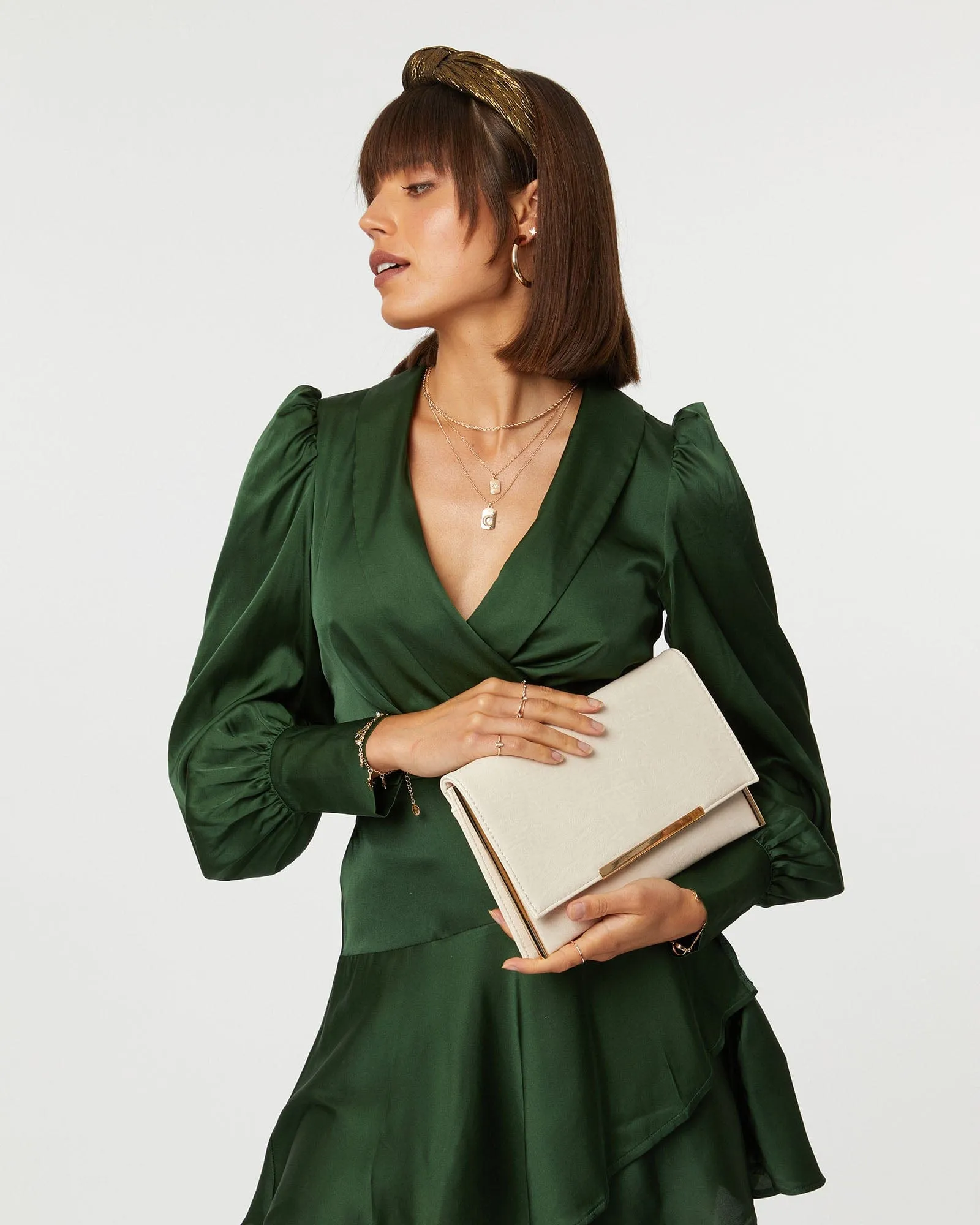 Ivory Brielle Clutch Bag sold by Collete Hayman product image thumbnail 2