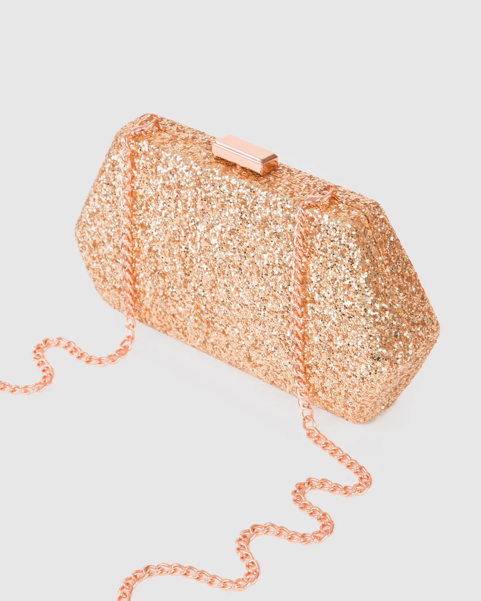 Rose Gold Mya Hardcase Clutch Bag sold by Collete Hayman product image thumbnail 4
