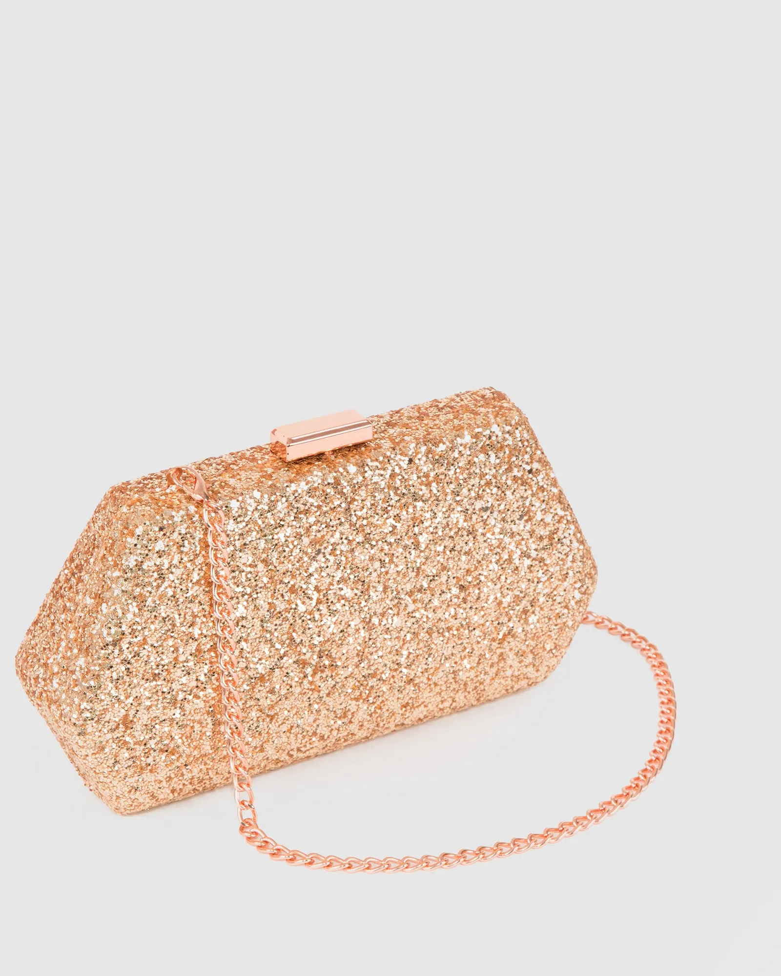 Rose Gold Mya Hardcase Clutch Bag sold by Collete Hayman product image thumbnail 2
