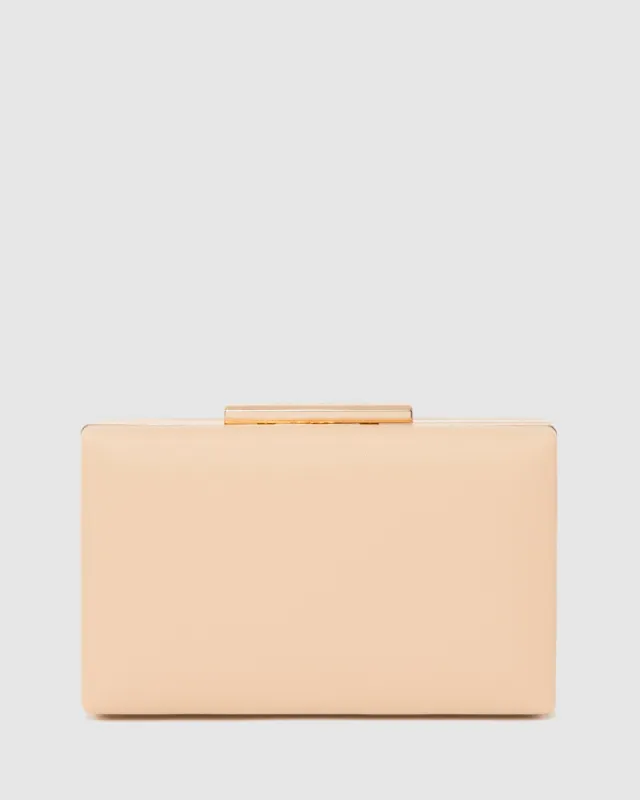 Natural Jaimi Clutch Bag sold by Collete Hayman