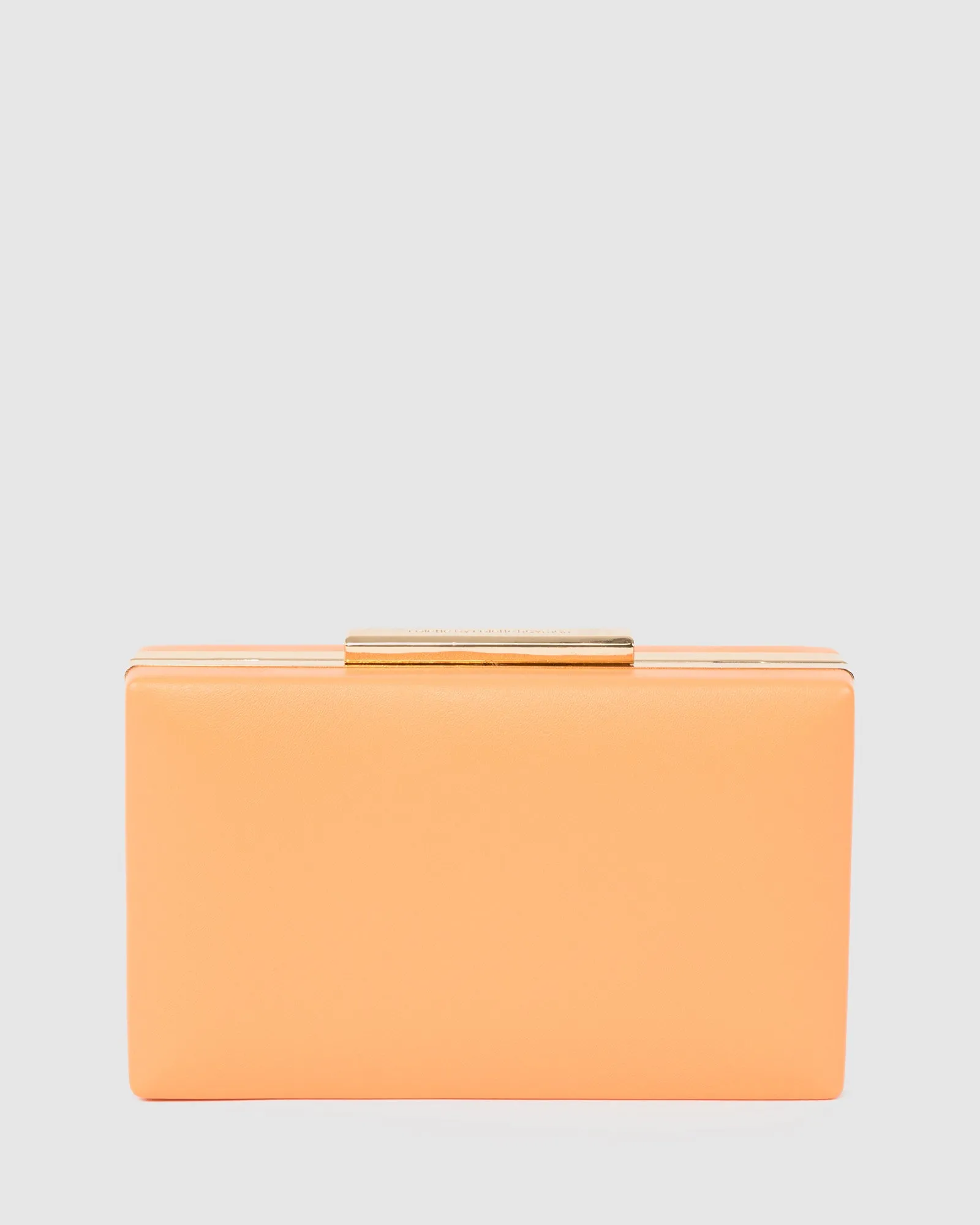 Orange Jaimi Clutch Bag sold by Collete Hayman
