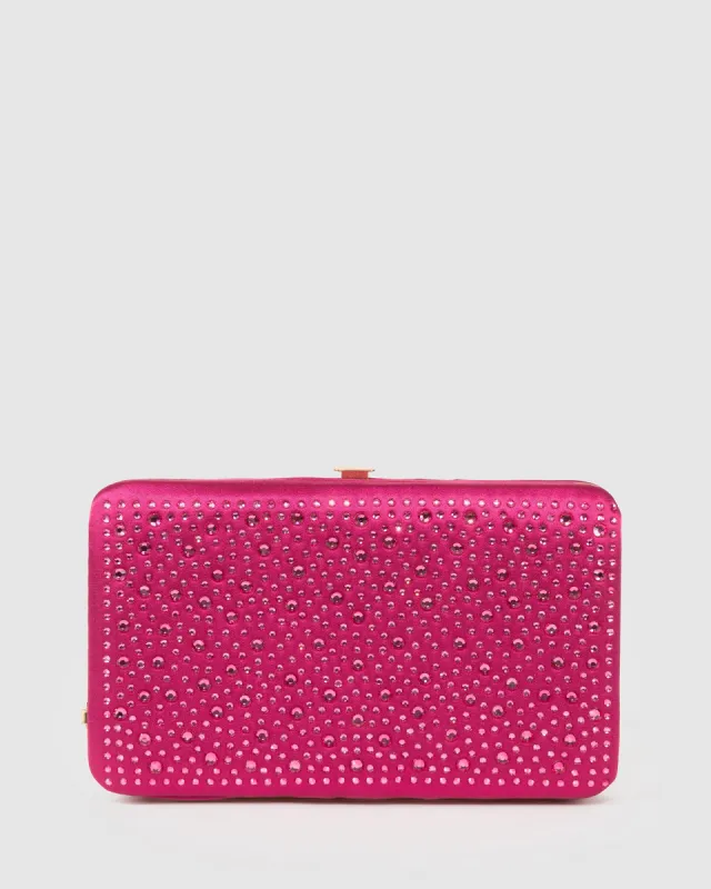 Pink Eve Jewelled Hardcase Wallet sold by Collete Hayman