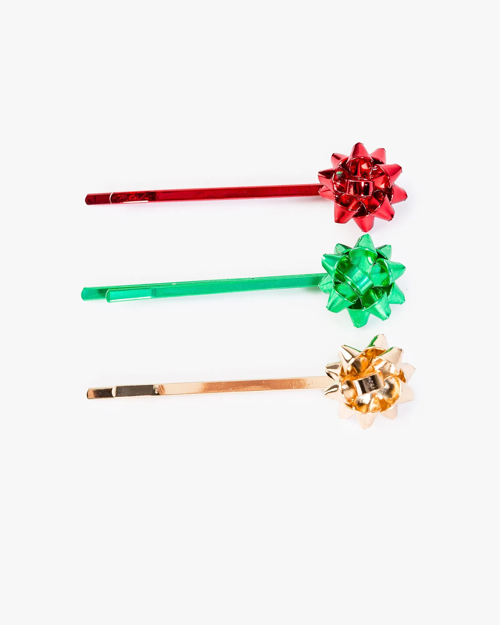 Multi Colour 6 Pack Christmas Bow Hair Slides sold by Collete Hayman product image thumbnail 2