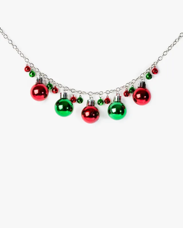 Multi Colour Christmas Bauble Necklace sold by Collete Hayman