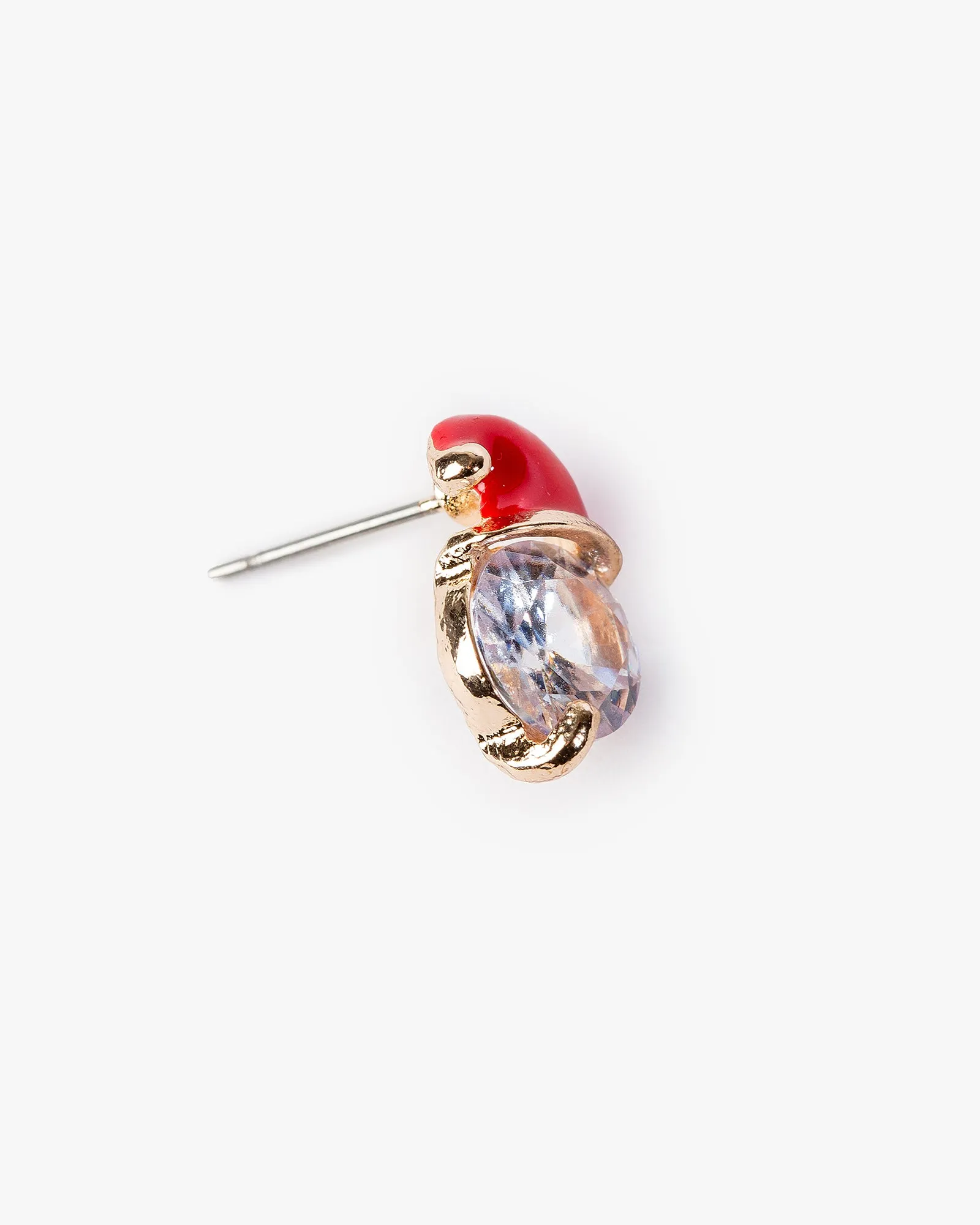 Red Crystal Santa Hat Earrings sold by Collete Hayman product image thumbnail 2