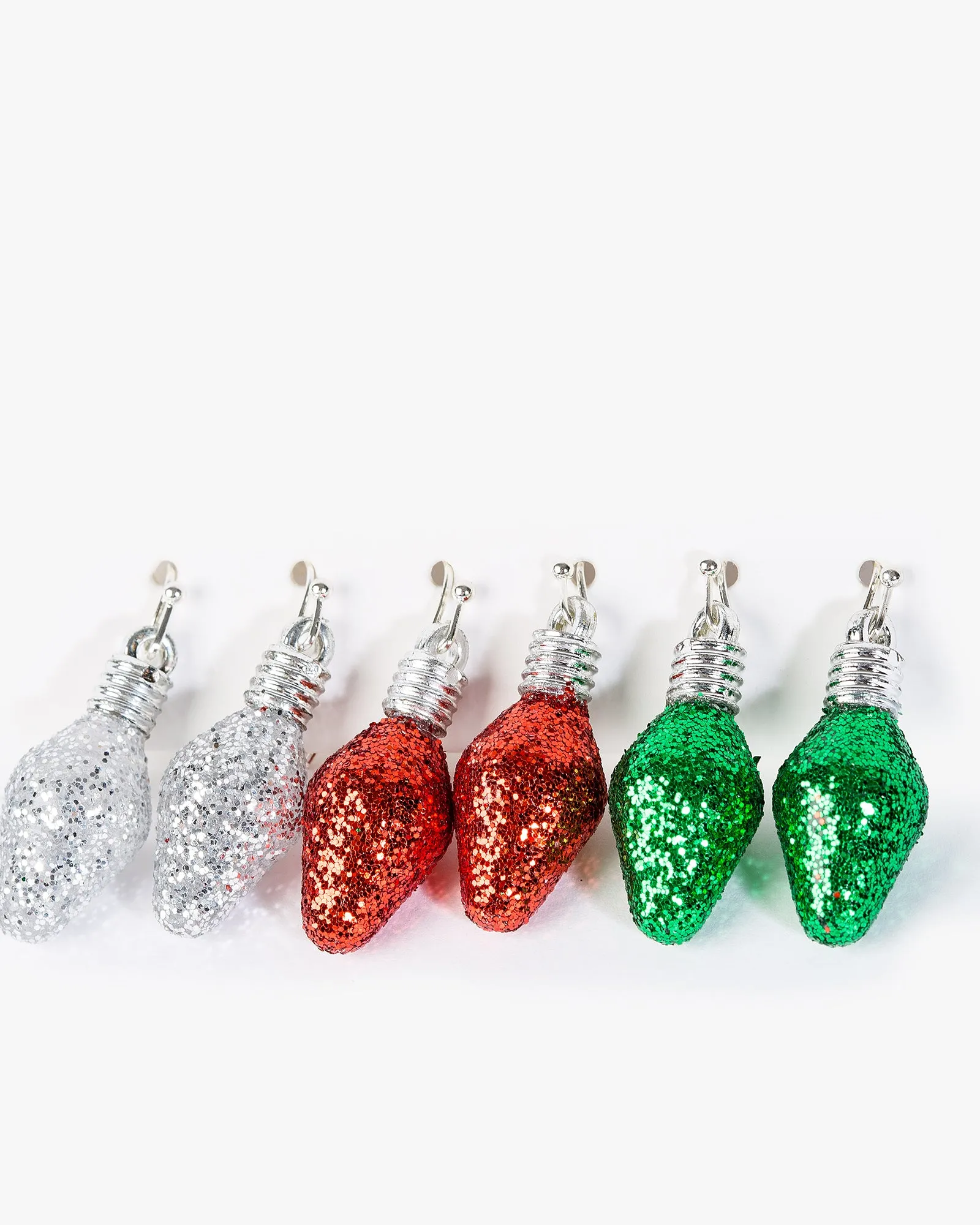 Multi Colour 3 Pack Glitter Light Earrings sold by Collete Hayman product image thumbnail 2