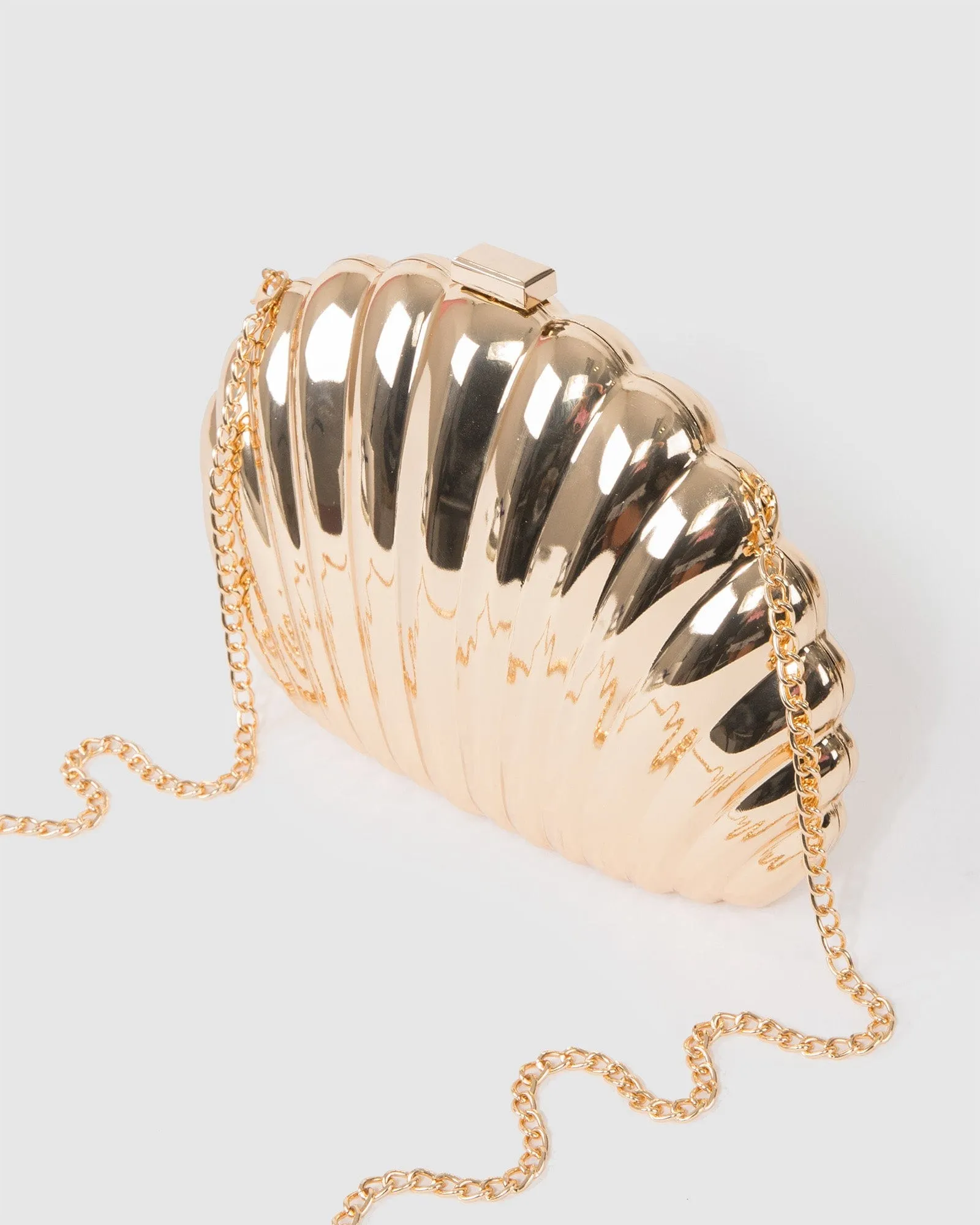 Gold Avana Shell Clutch Bag sold by Collete Hayman product image thumbnail 4