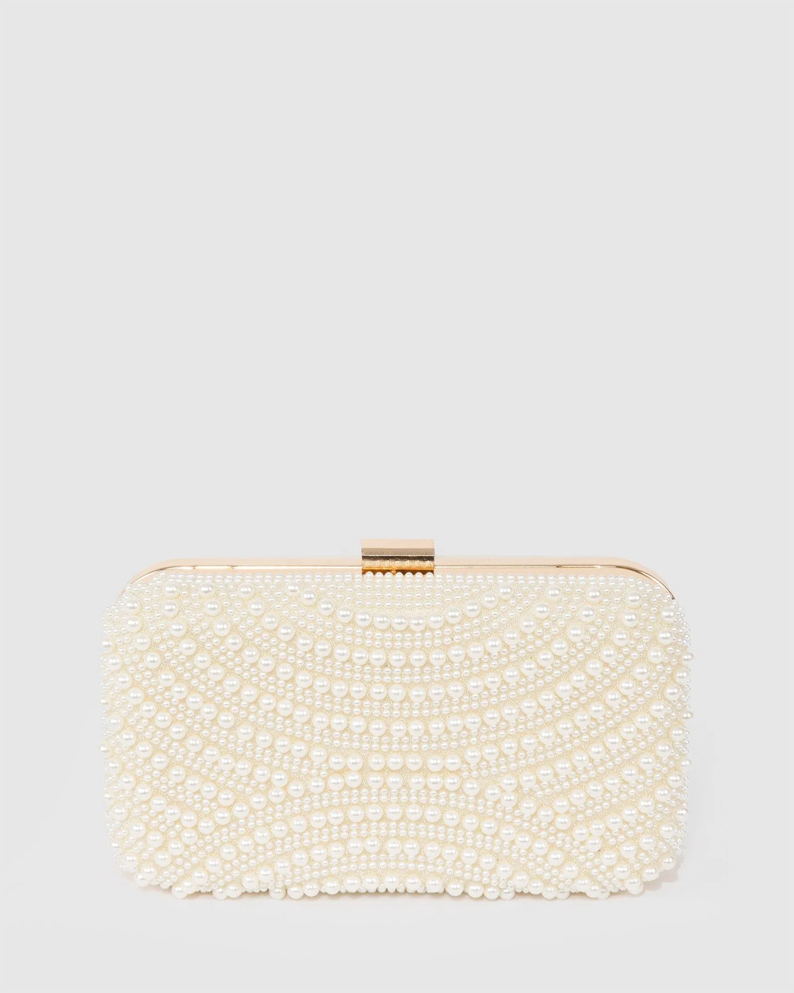 Pearl Eloise Pearl Box Clutch Bag sold by Collete Hayman