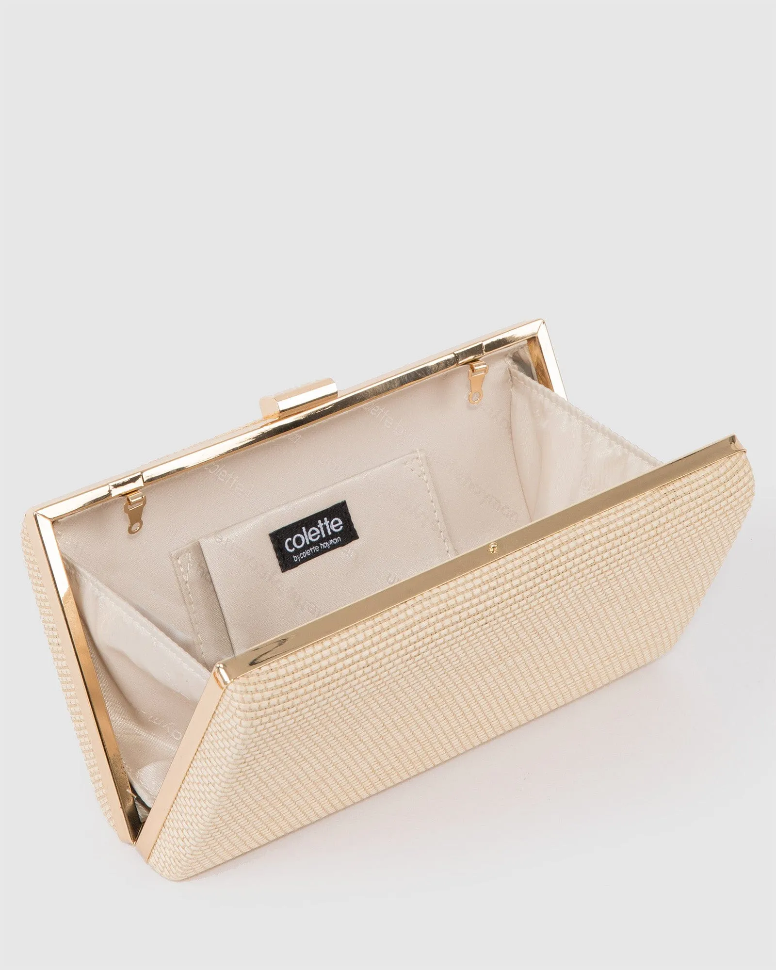 Natural Melanie Plain Clutch Bag sold by Collete Hayman product image thumbnail 5