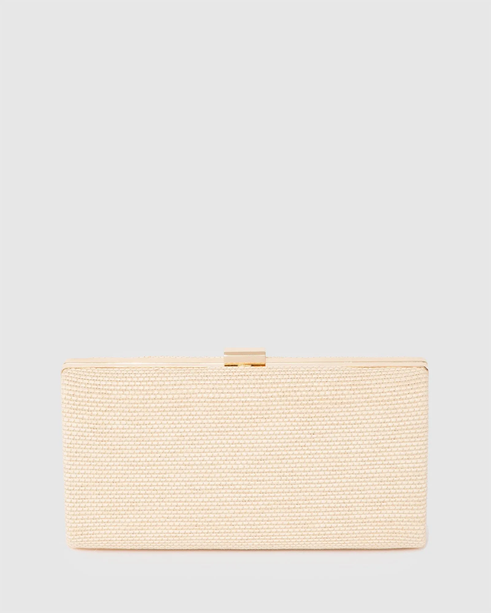Natural Melanie Plain Clutch Bag sold by Collete Hayman
