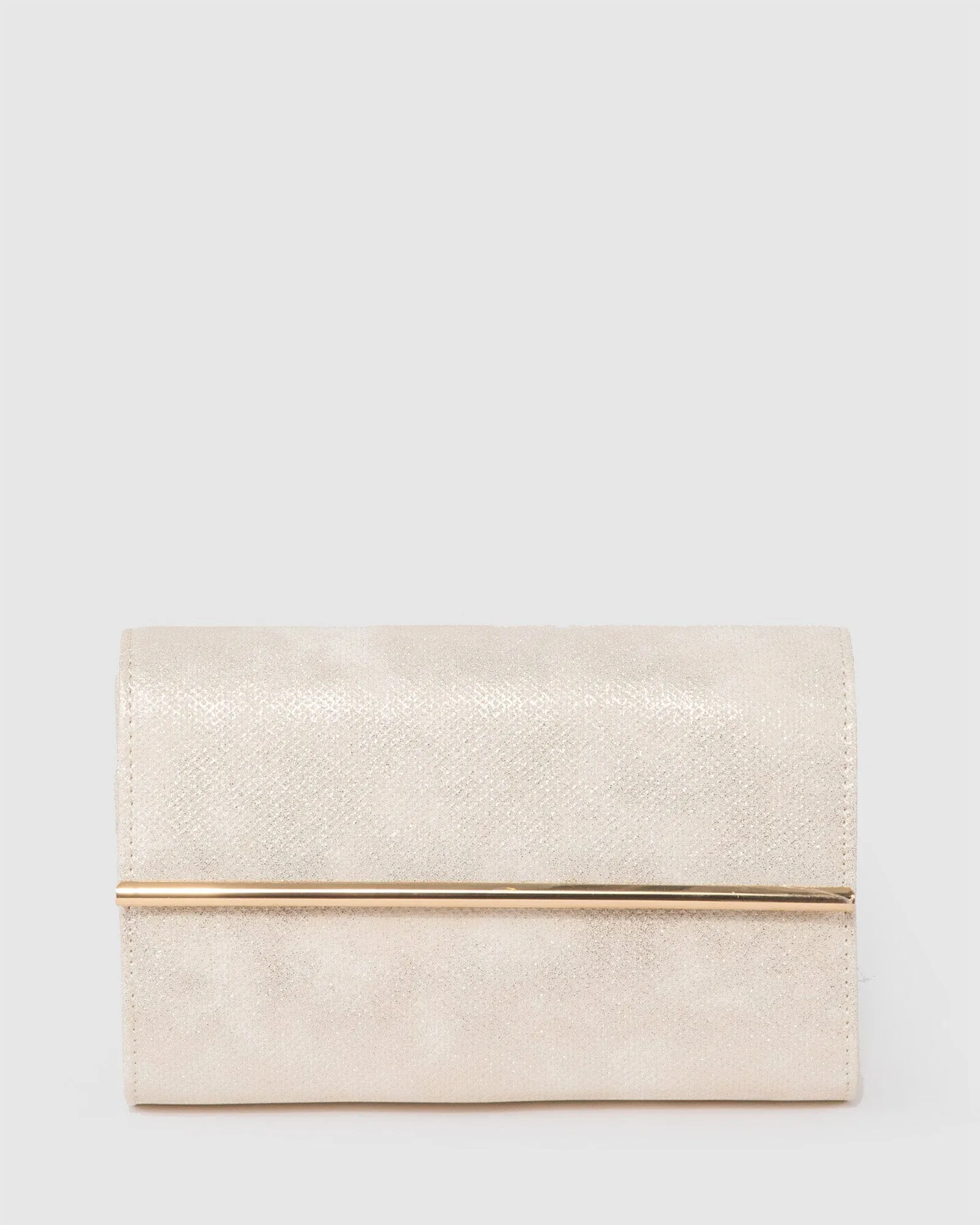 Gold Harriet Clutch Bag sold by Collete Hayman