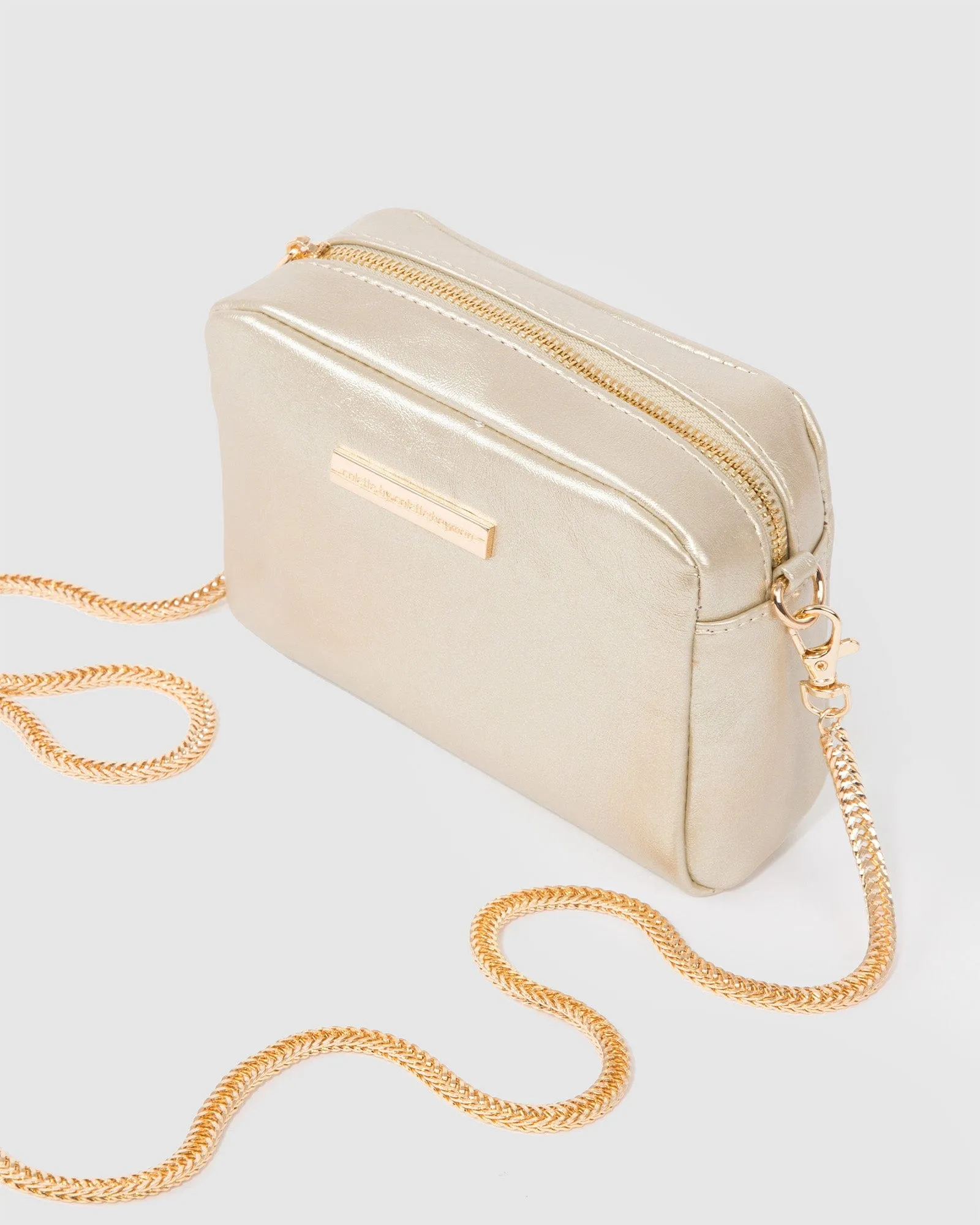 Gold Suri Crossbody Bag sold by Collete Hayman product image thumbnail 5