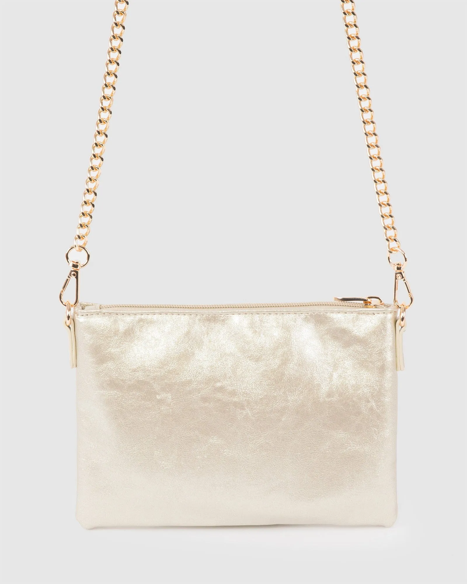 Gold Peta Wristlet Clutch Bag sold by Collete Hayman product image thumbnail 4