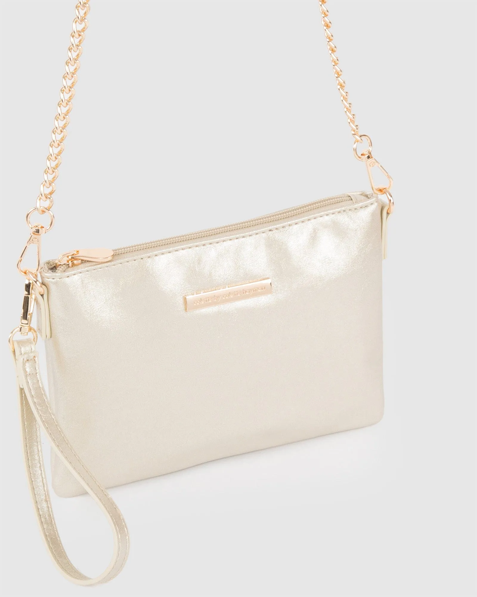 Gold Peta Wristlet Clutch Bag sold by Collete Hayman product image thumbnail 2